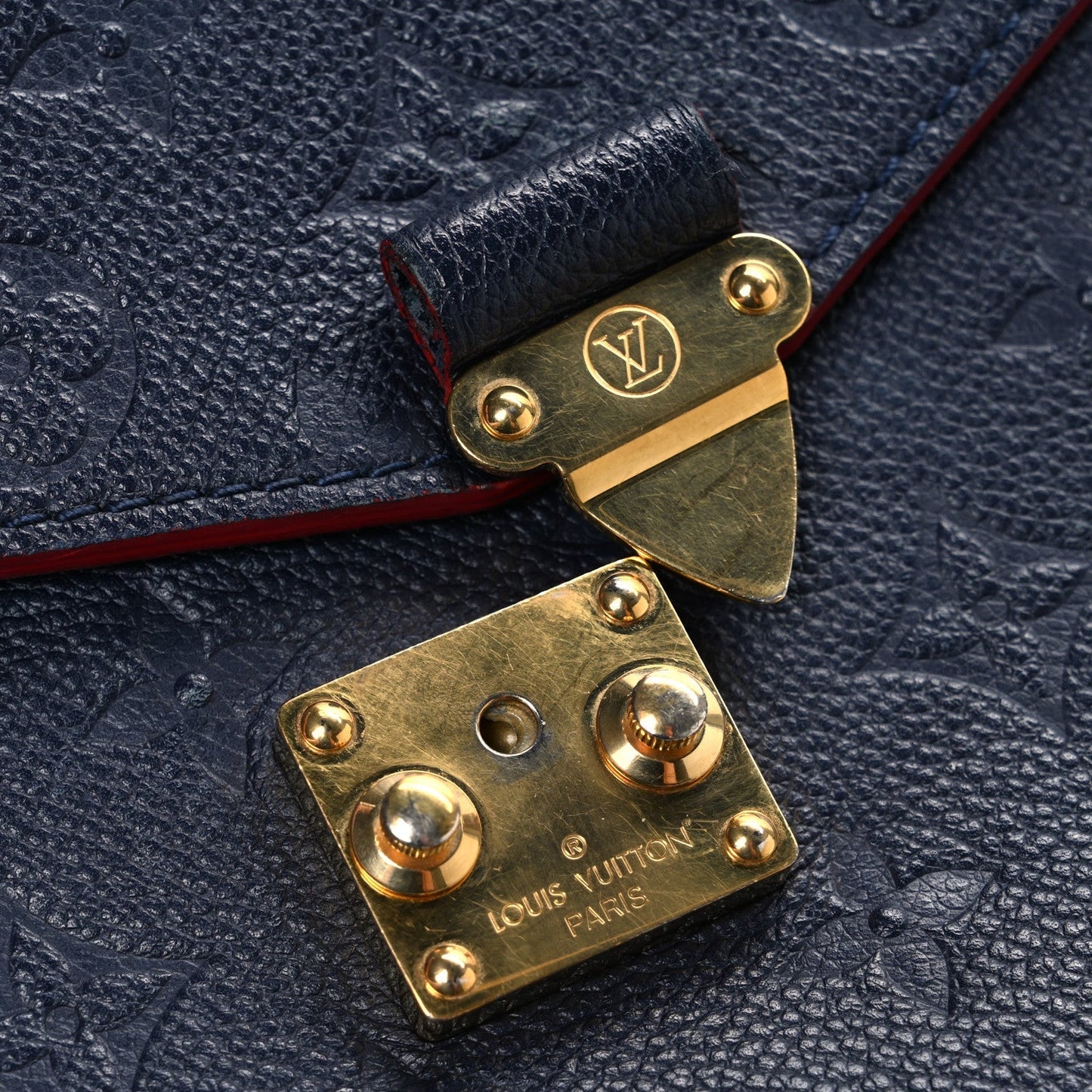 Empreinte Pochette Metis Marine Rouge