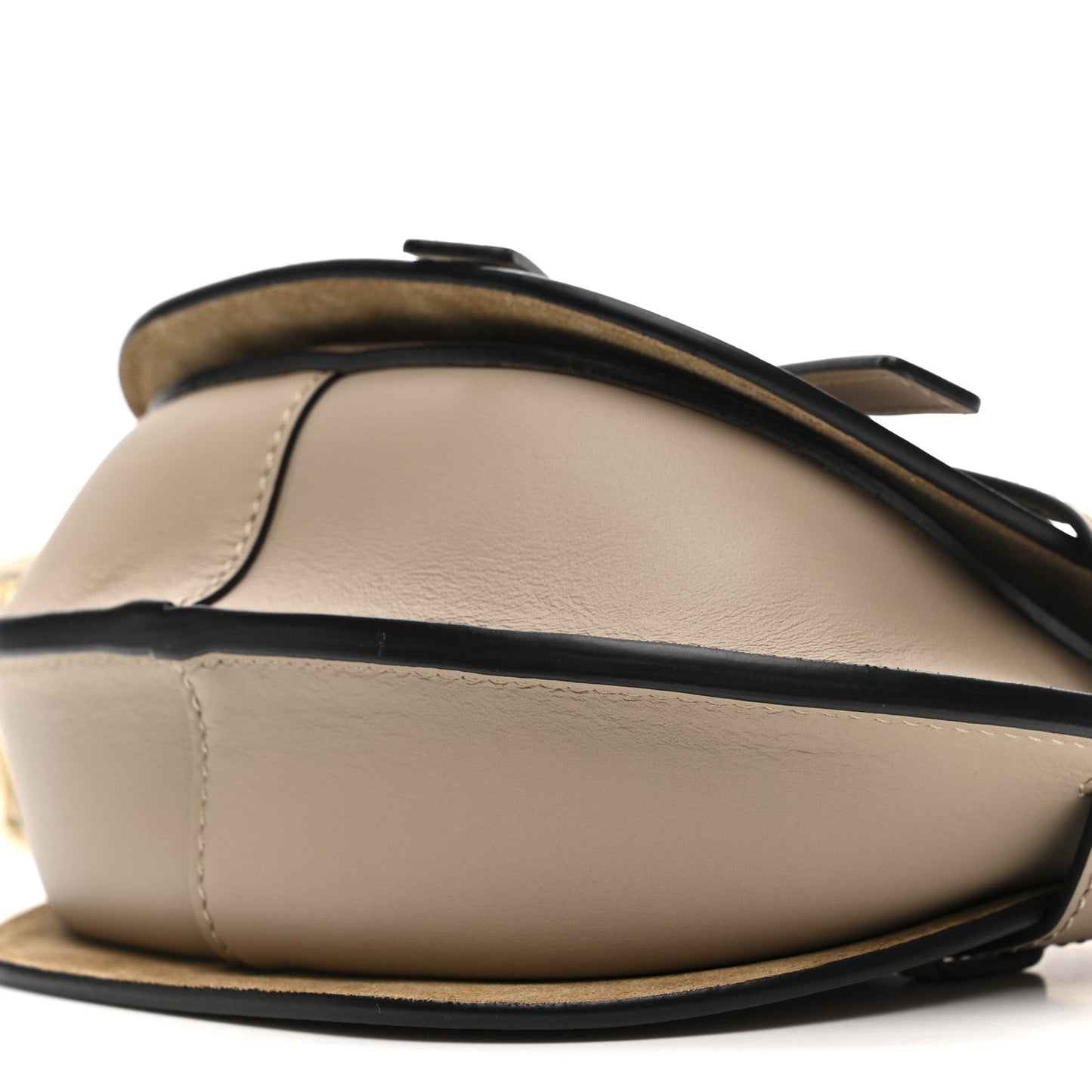 Calfskin Jacquard Mini Gate Dual Bag Clay