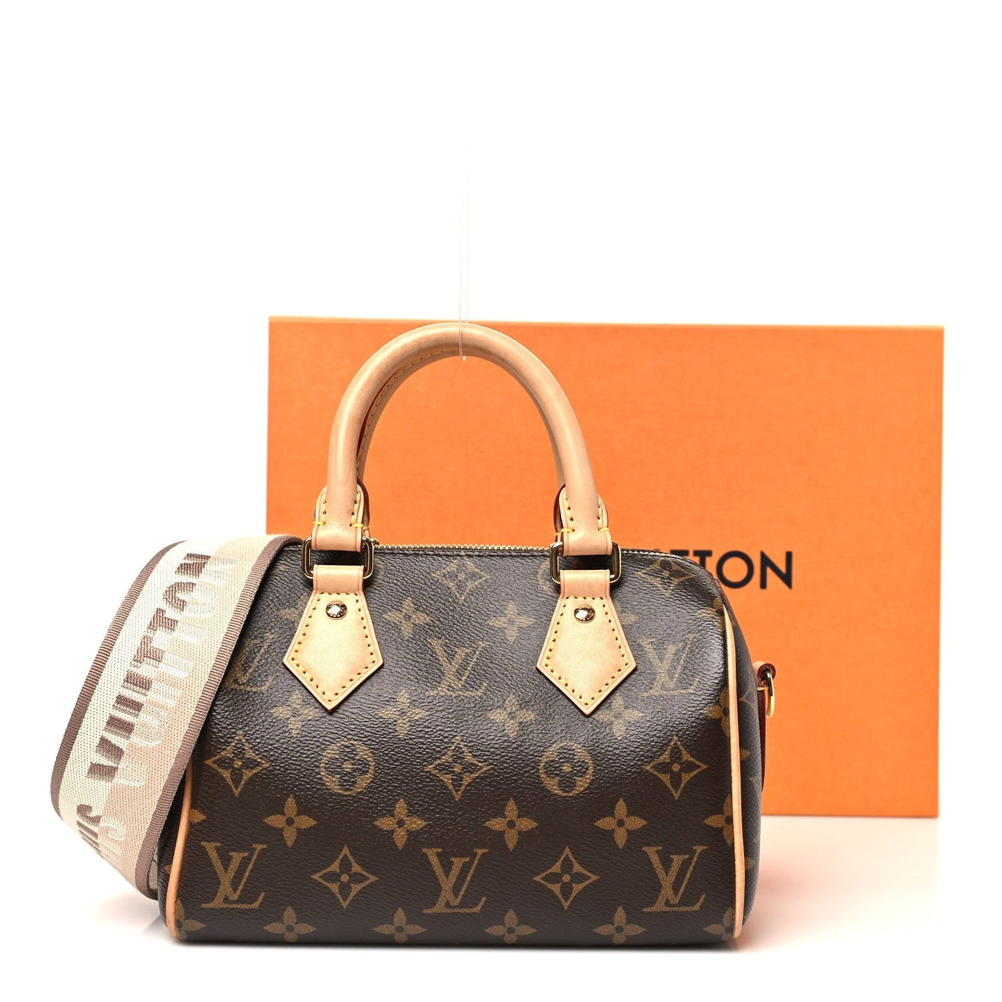 Monogram Speedy Bandouliere 20 Beige