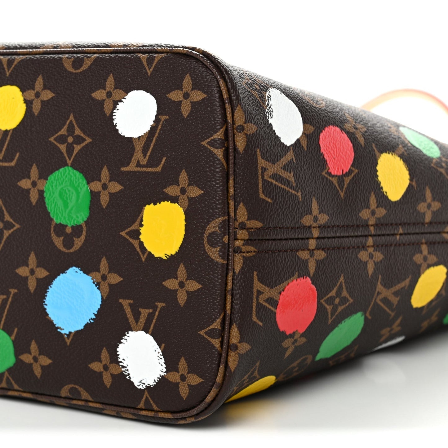 LV X YK Monogram Dots Neverfull MM