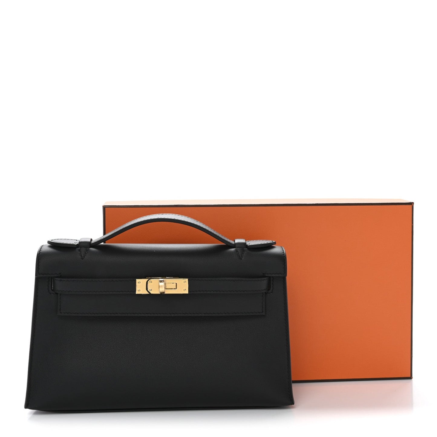Swift Kelly Pochette Clutch Black