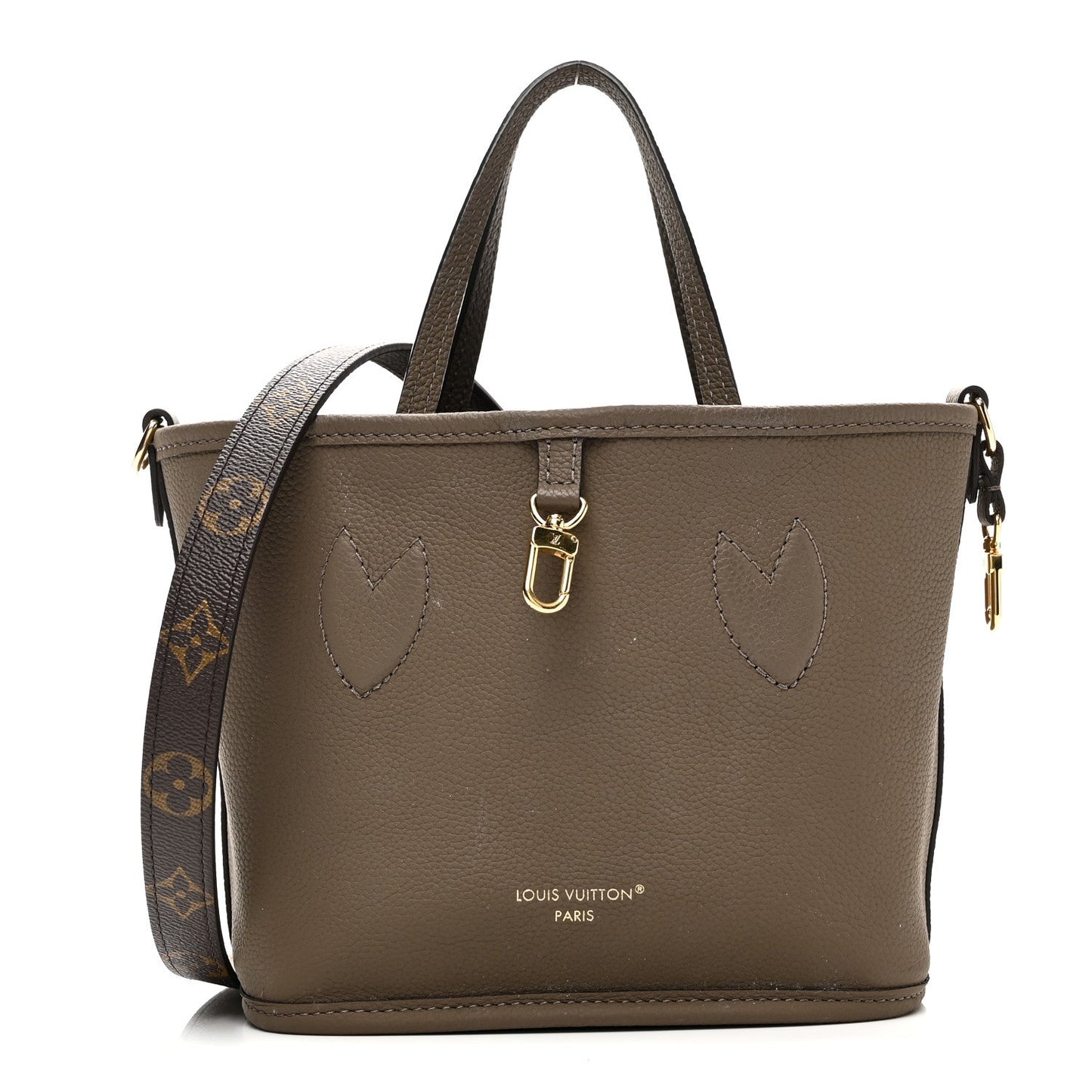 Monogram Neverfull Inside Out Bandouliere BB Dark Fango