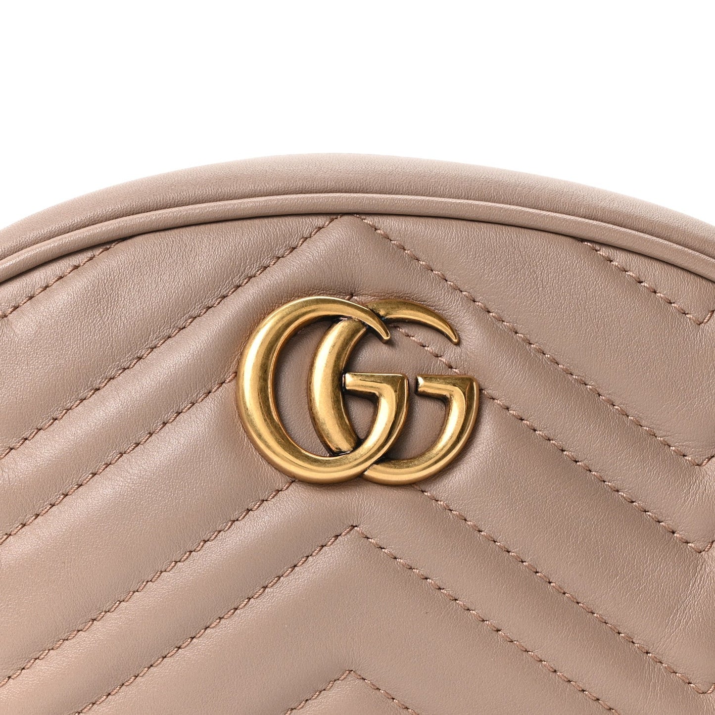 Calfskin Matelasse GG Marmont Belt Bag 85 34 Porcelain Rose