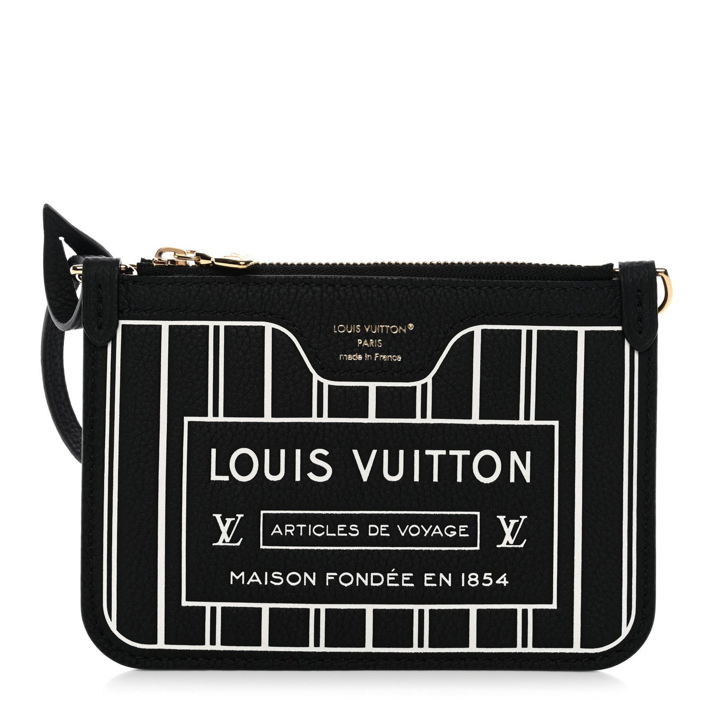 Calfskin Neverfull Inside Out BB Pochette Black