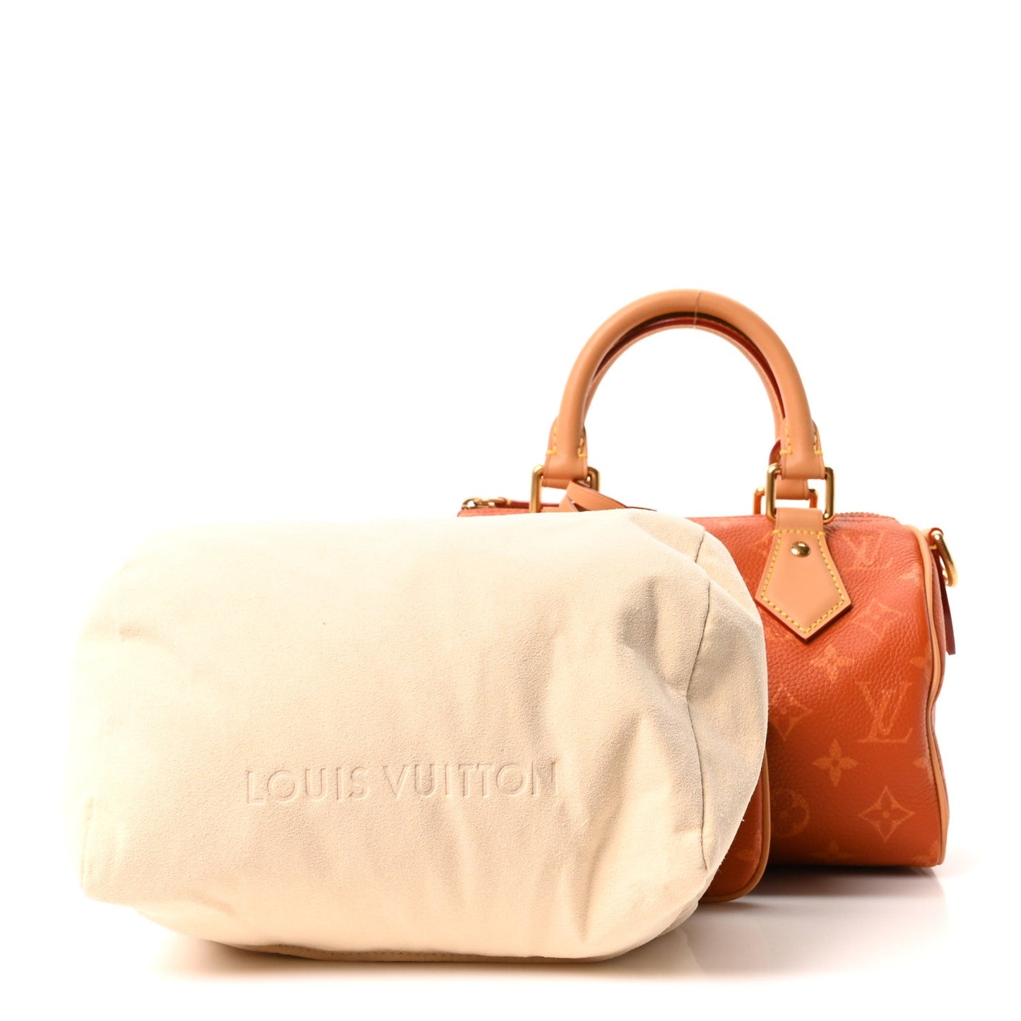 Calfskin Monogram Speedy P9 Bandouliere 20 Ochre