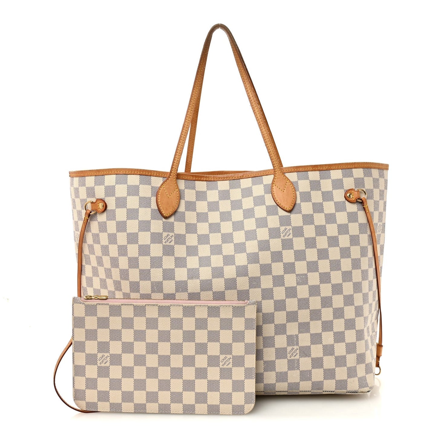 Damier Azur Neo Neverfull GM Rose Ballerine