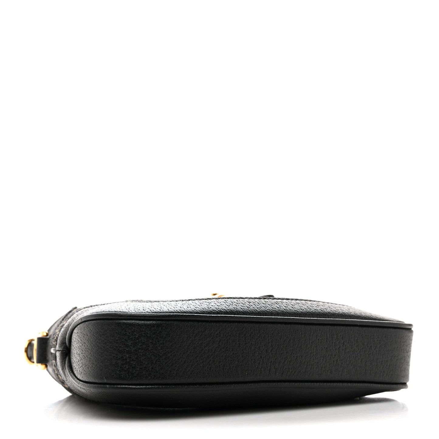 Jacquard Black Denim GG Monogram Textured Dollar Calfskin Mini Jackie 1961 Hobo Black Ivory