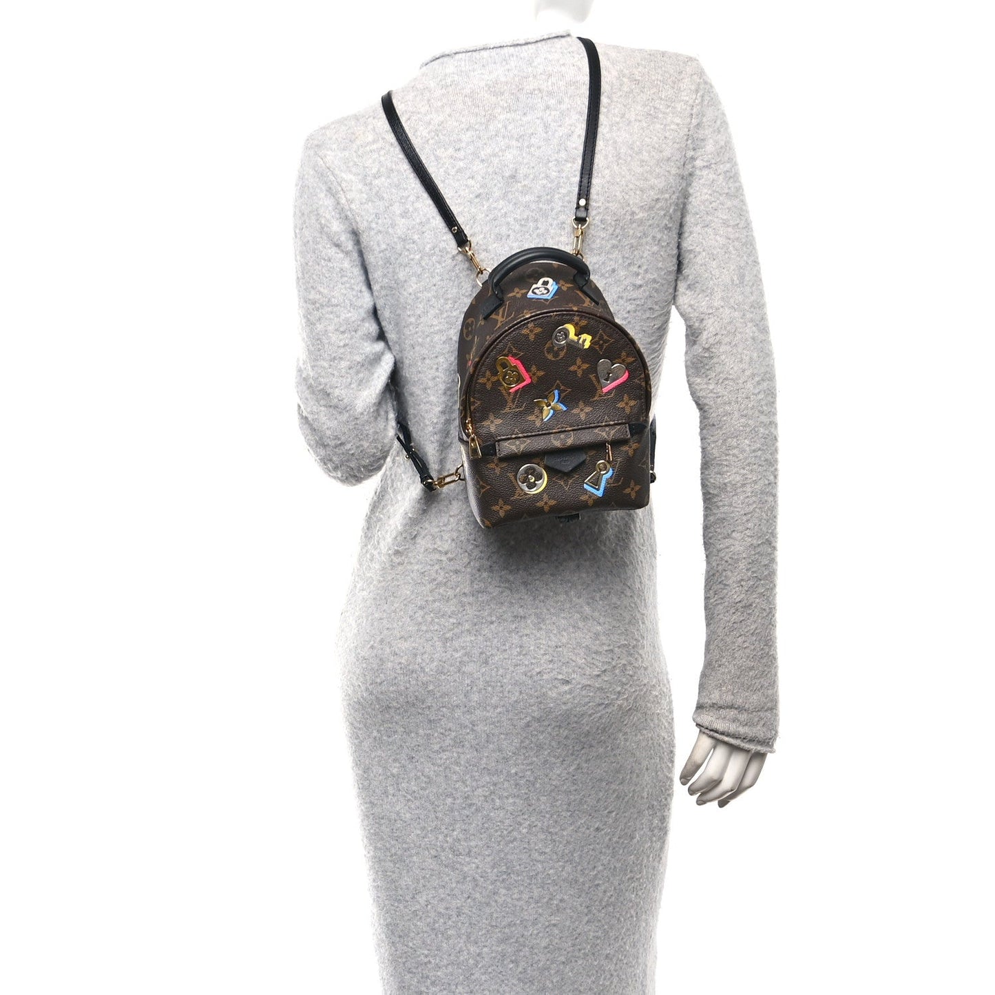 Monogram Love Lock Palm Springs Backpack Mini