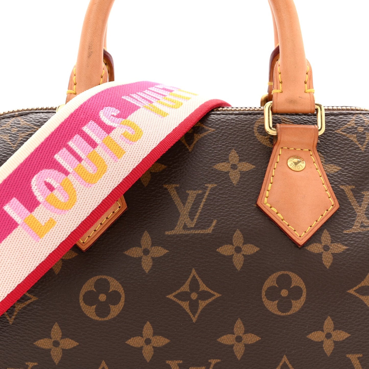 Monogram Speedy Bandouliere 20 Fuchsia