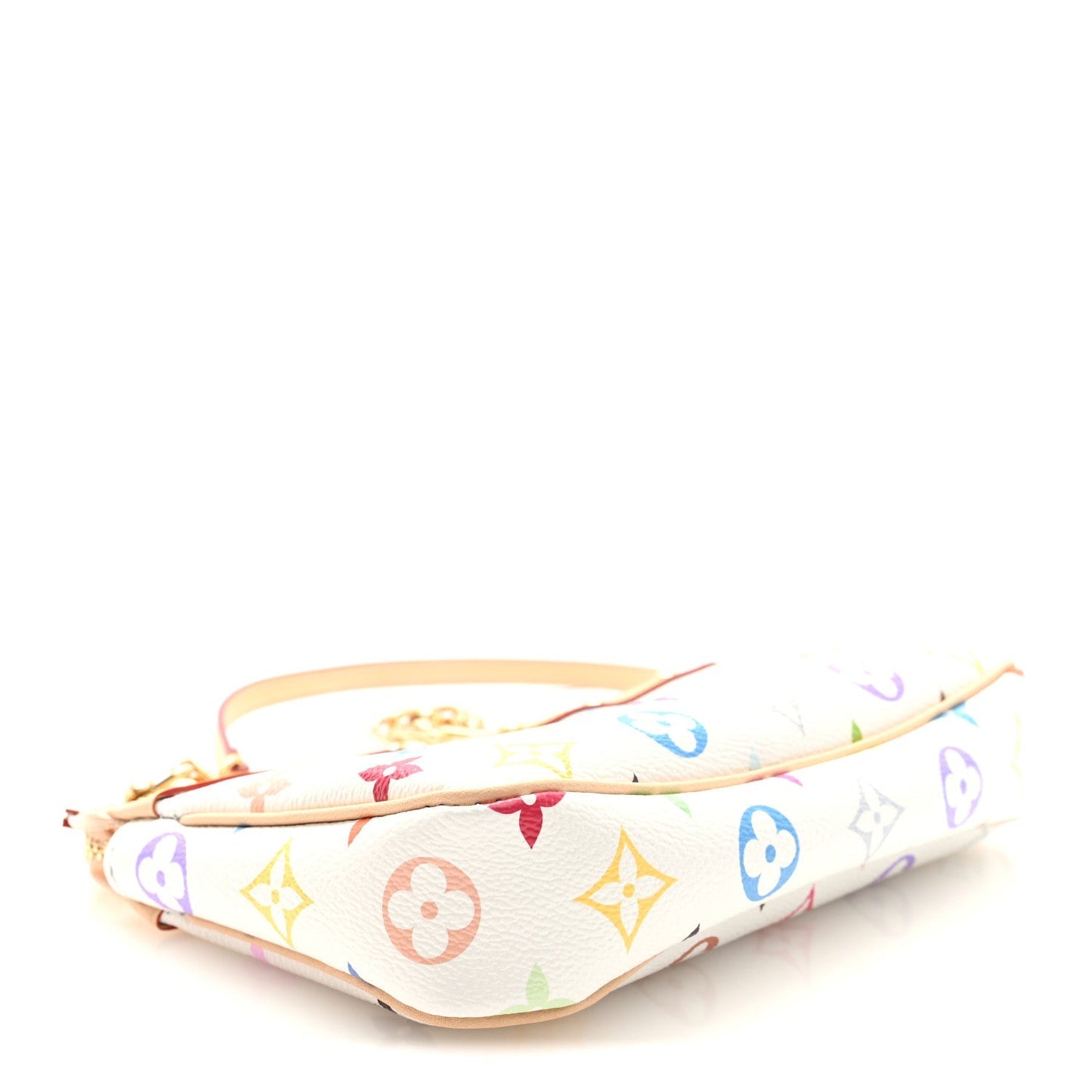 LV X TM Monogram Multicolor Pochette Accessories White