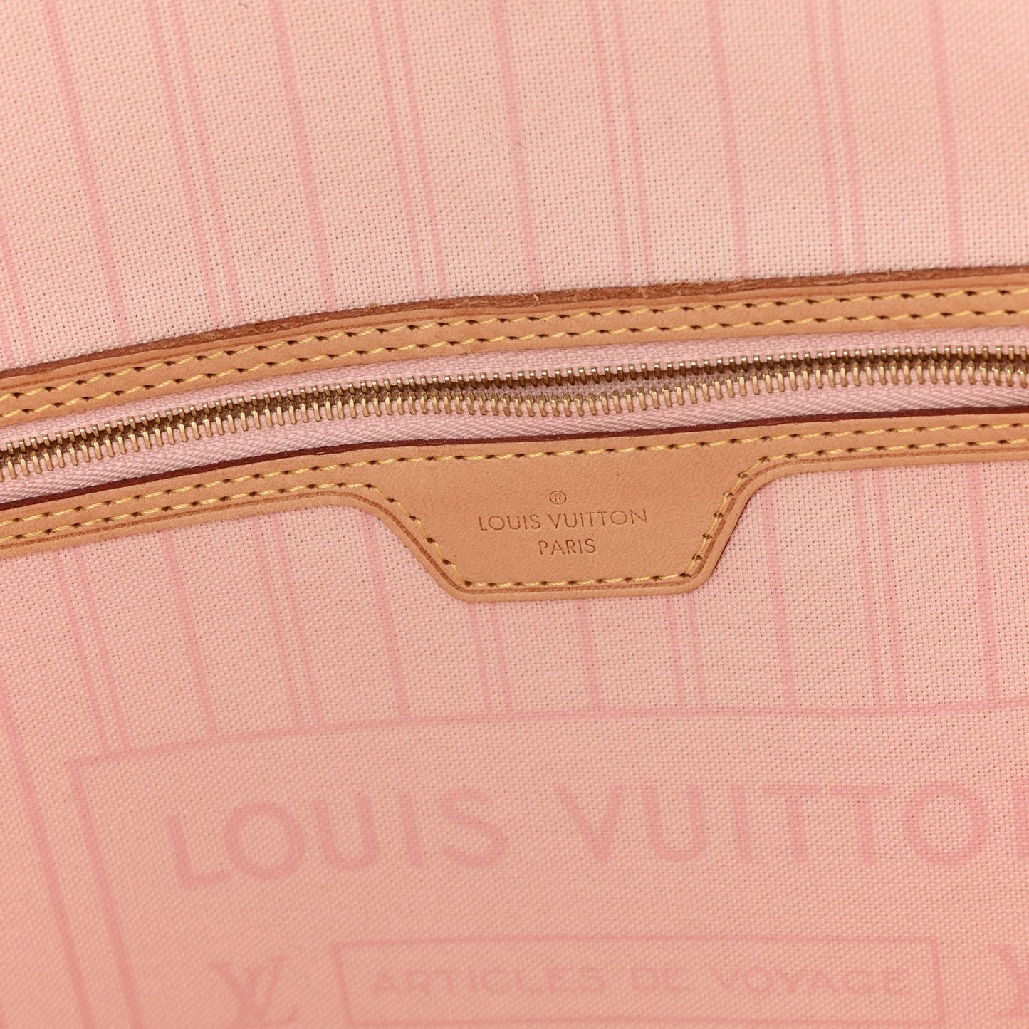 Damier Azur Neo Neverfull MM Rose Ballerine