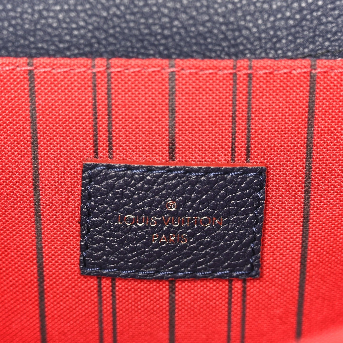 Empreinte Pochette Metis Marine Rouge