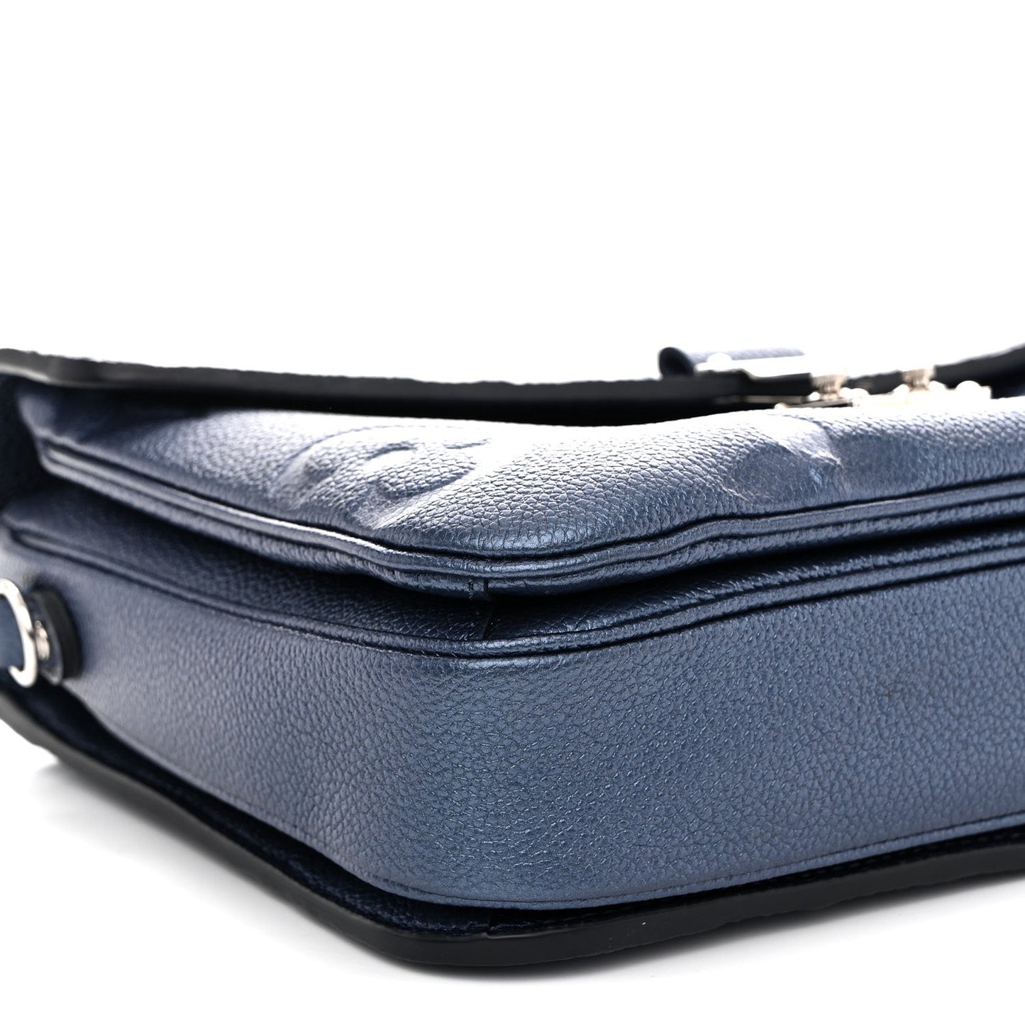 Metallic Empreinte Monogram Giant Pochette Metis Navy Nacre