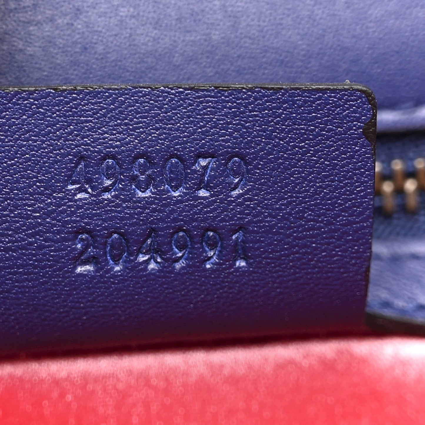 Velvet Matelasse GG Marmont Clutch Cobalt Blue