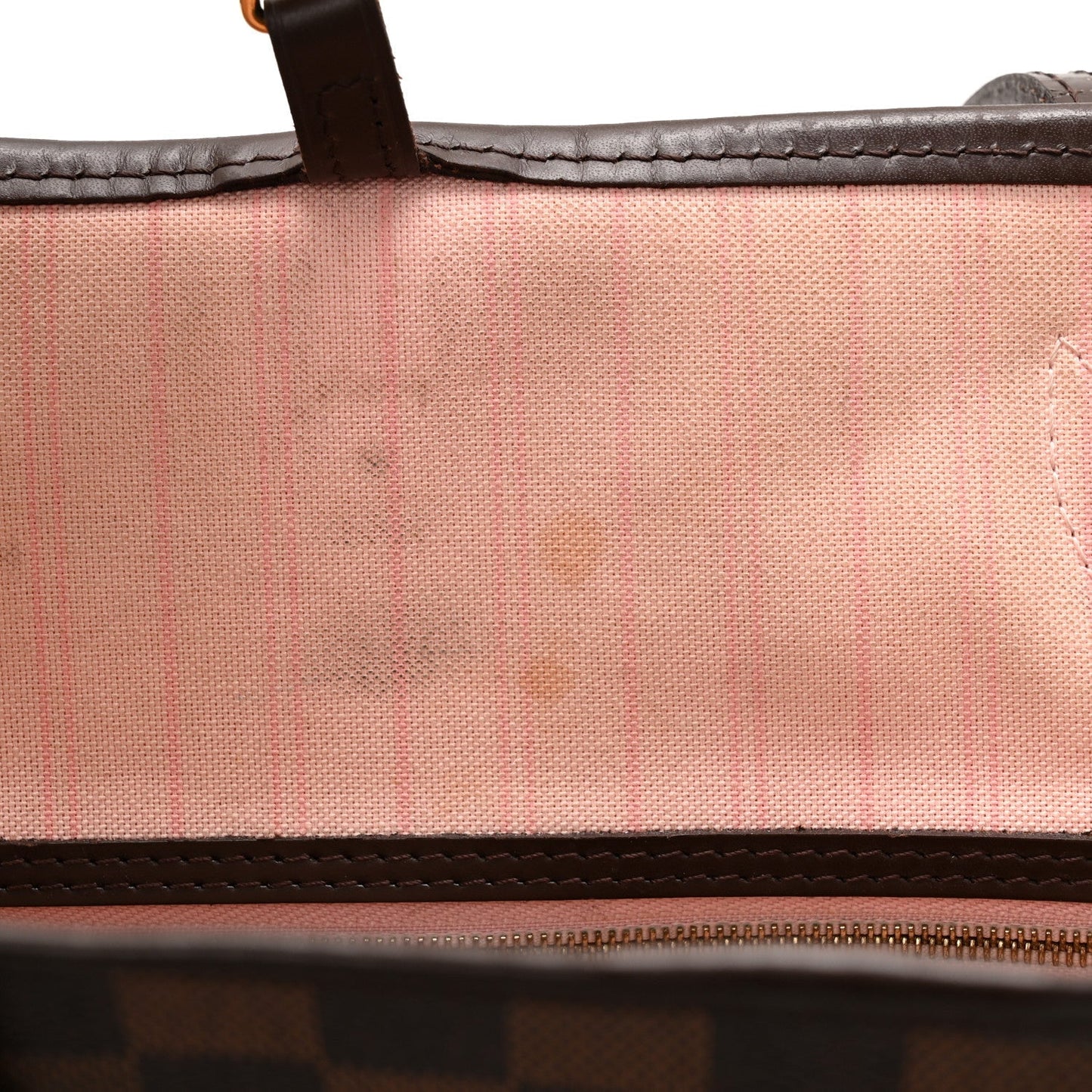Damier Ebene Neo Neverfull MM Rose Ballerine