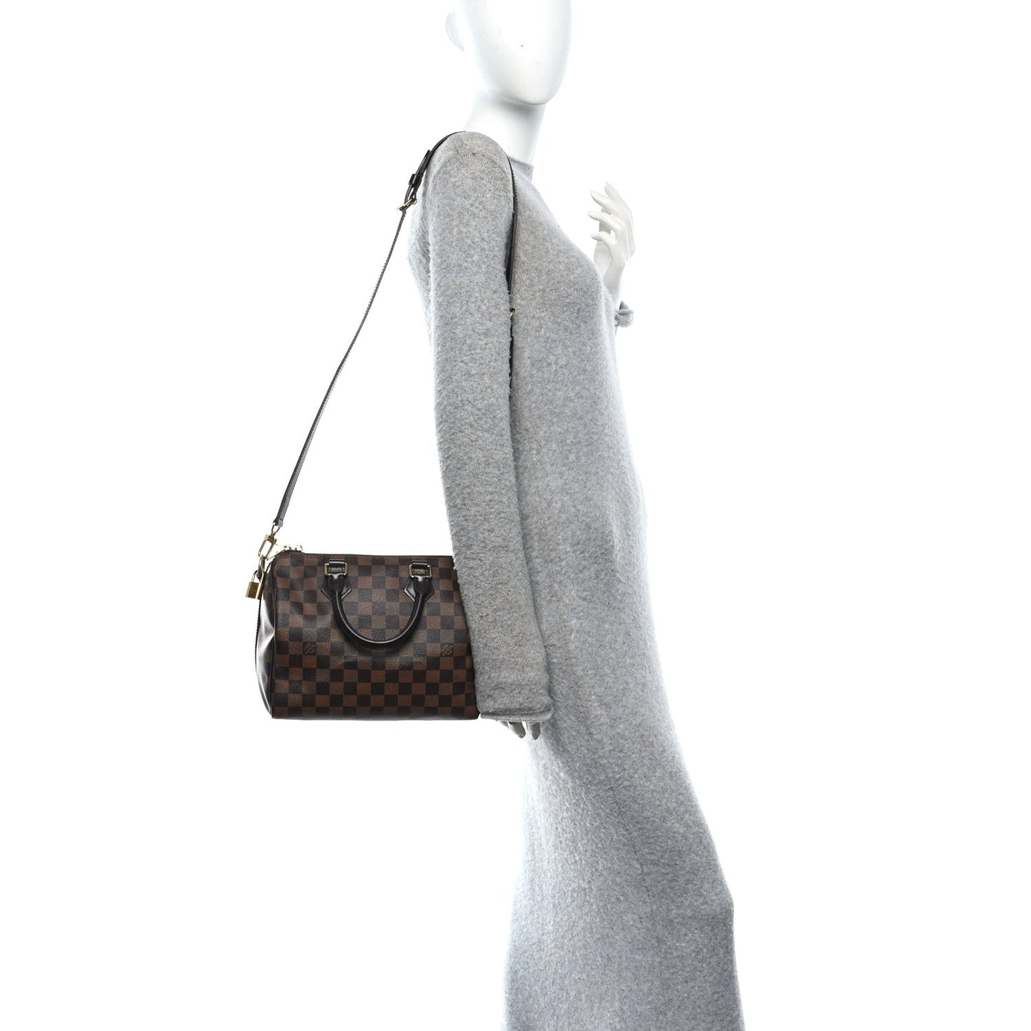 Damier Ebene Speedy Bandouliere 25