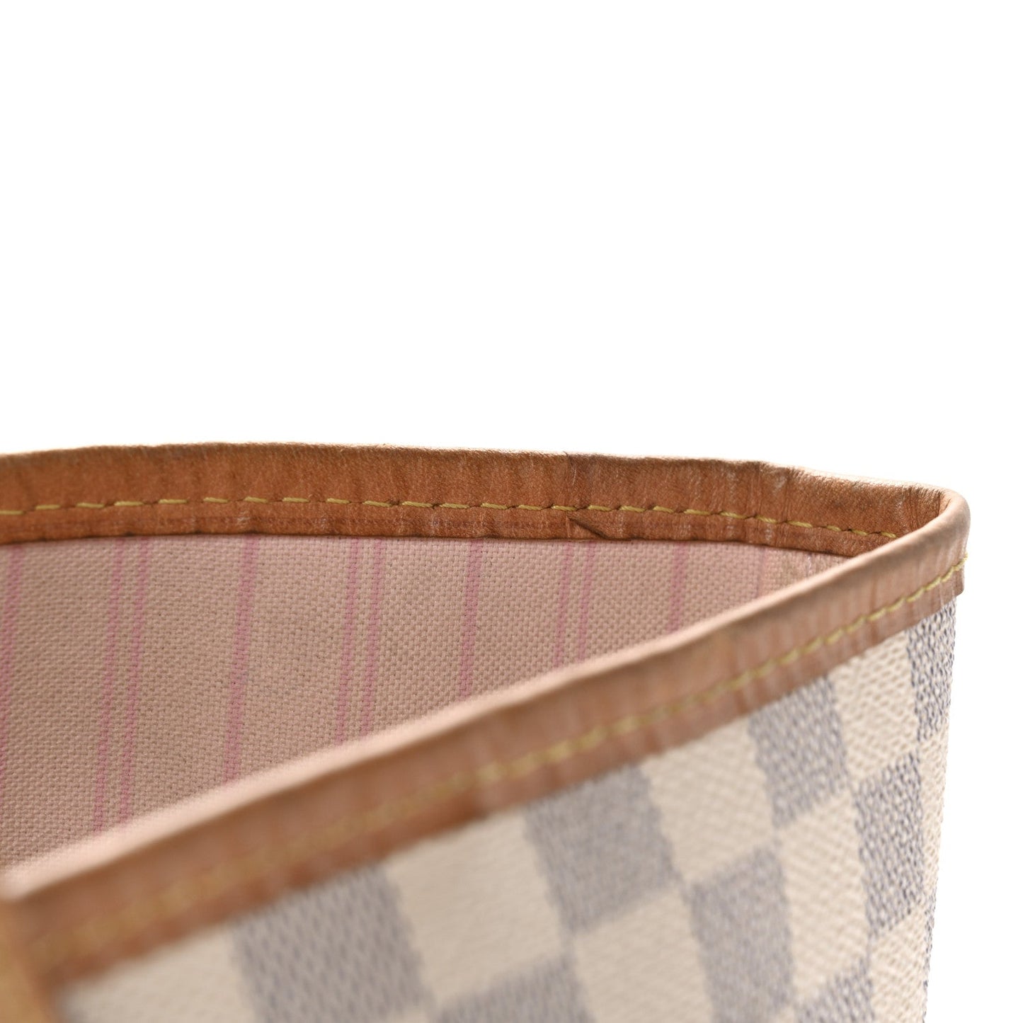 Damier Azur Neo Neverfull MM Rose Ballerine