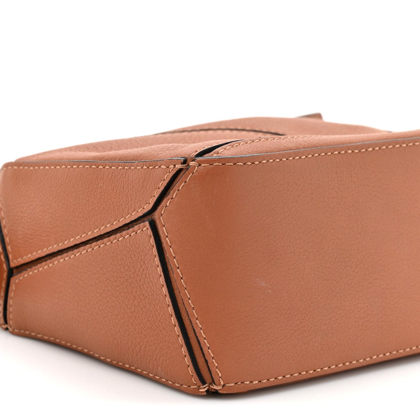 Calfskin Mini Puzzle Bag Tan