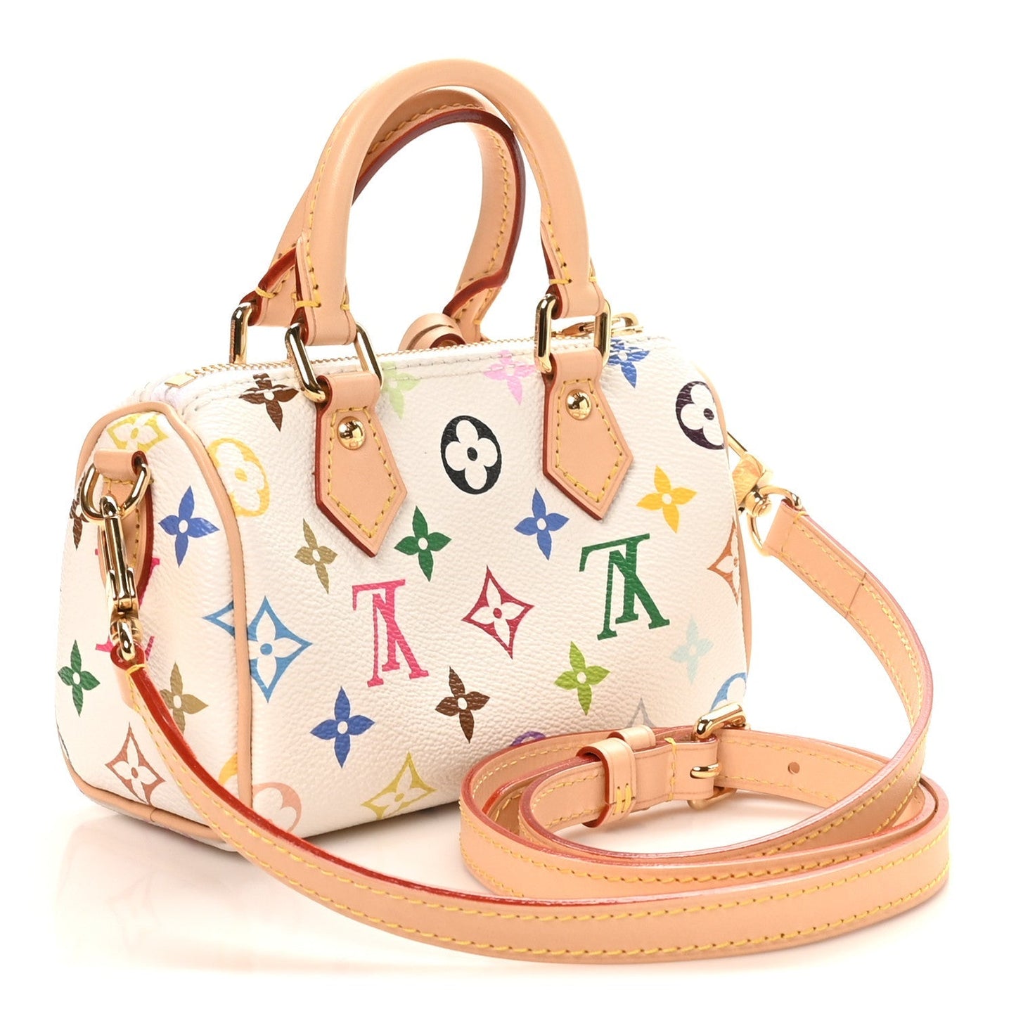LV X TM Monogram Multicolor Nano Speedy White