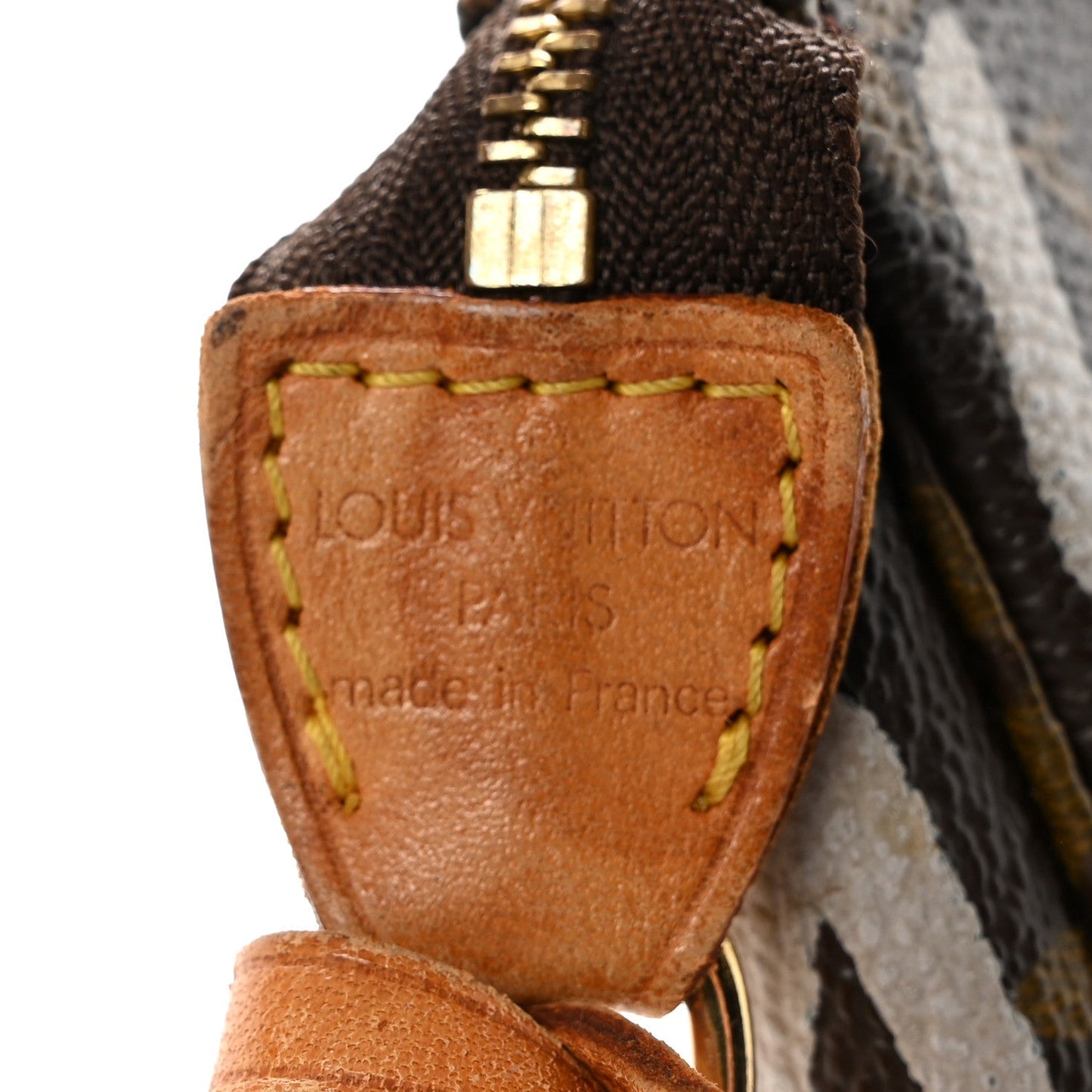 Monogram Graffiti Pochette Accessories Silver