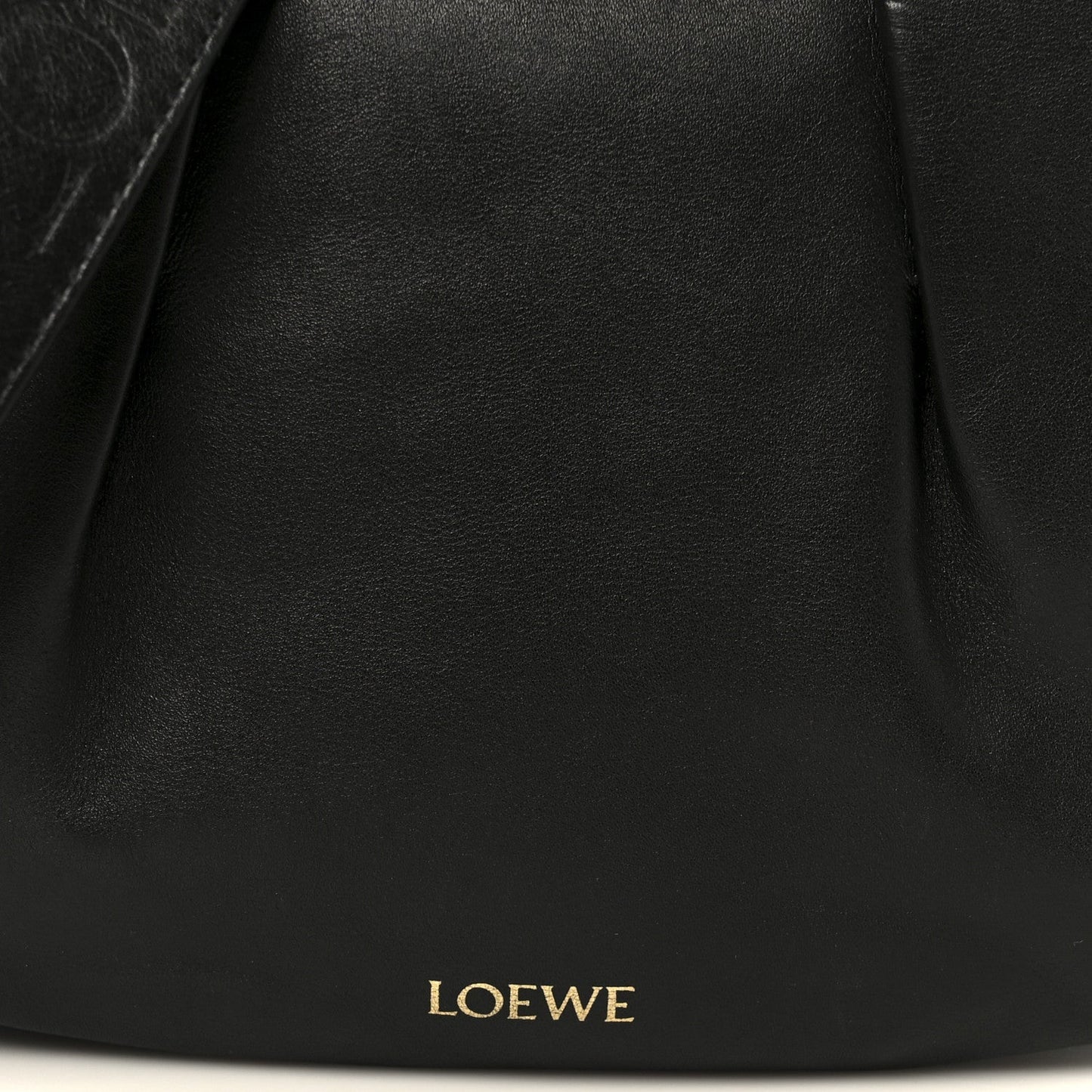 Shiny Nappa Calfskin Paseo Satchel Black