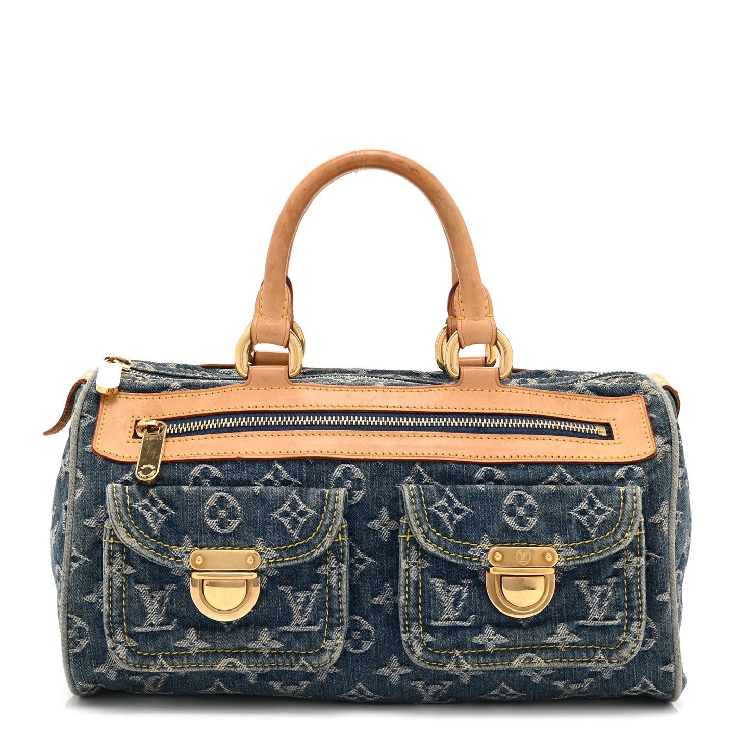 Monogram Denim Neo Speedy Blue