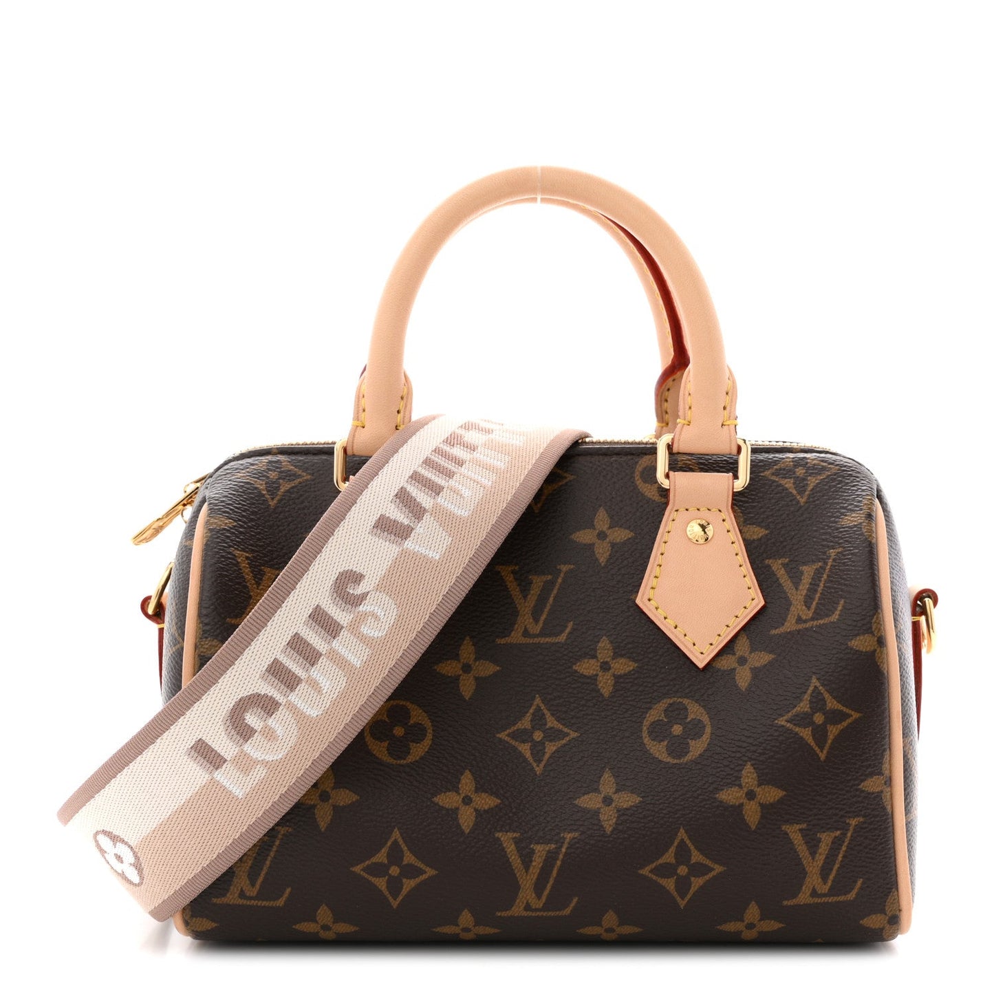 Monogram Speedy Bandouliere 20 Beige