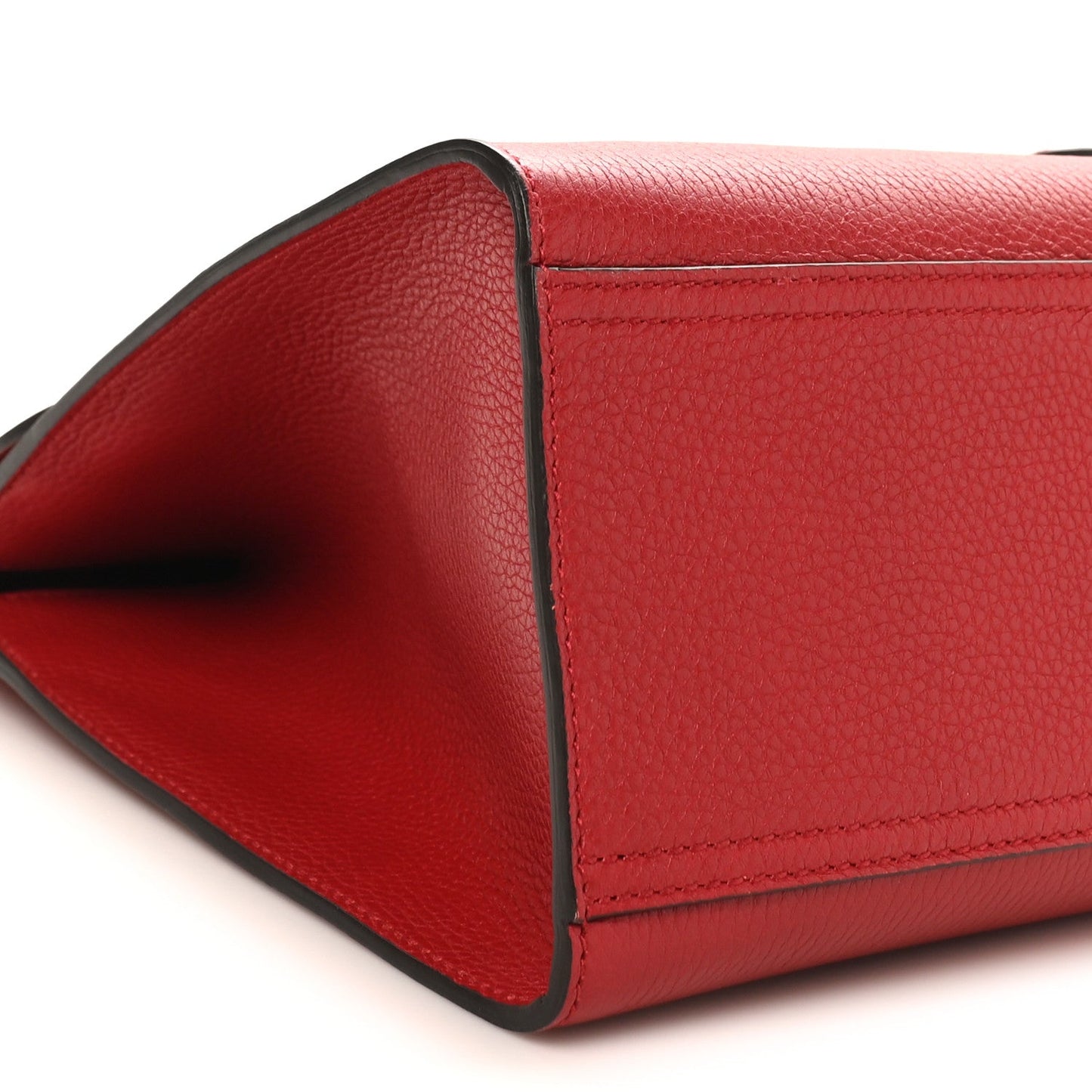 Calfskin Small GG Marmont Top Handle Bag Vulcanic Red