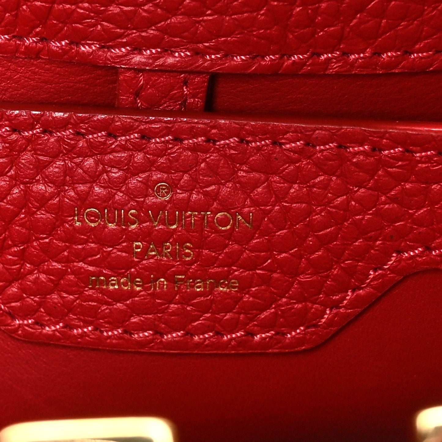 Taurillon Capucines BB Scarlet Red