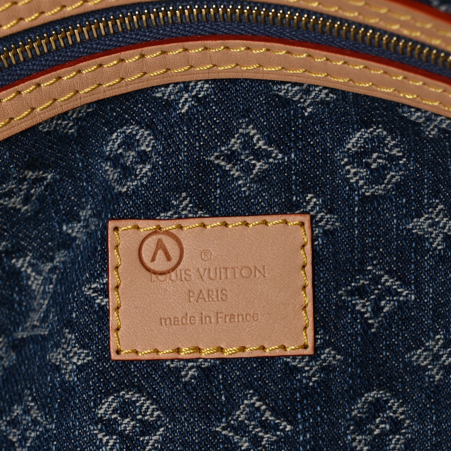 Denim Monogram New LV Remix Keepall Bandouliere 45 Blue