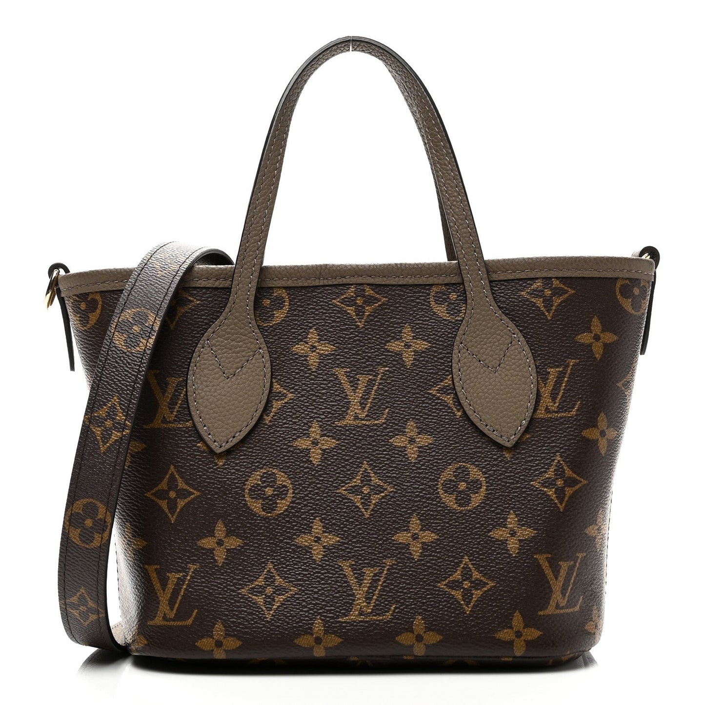 Monogram Neverfull Inside Out Bandouliere BB Dark Fango