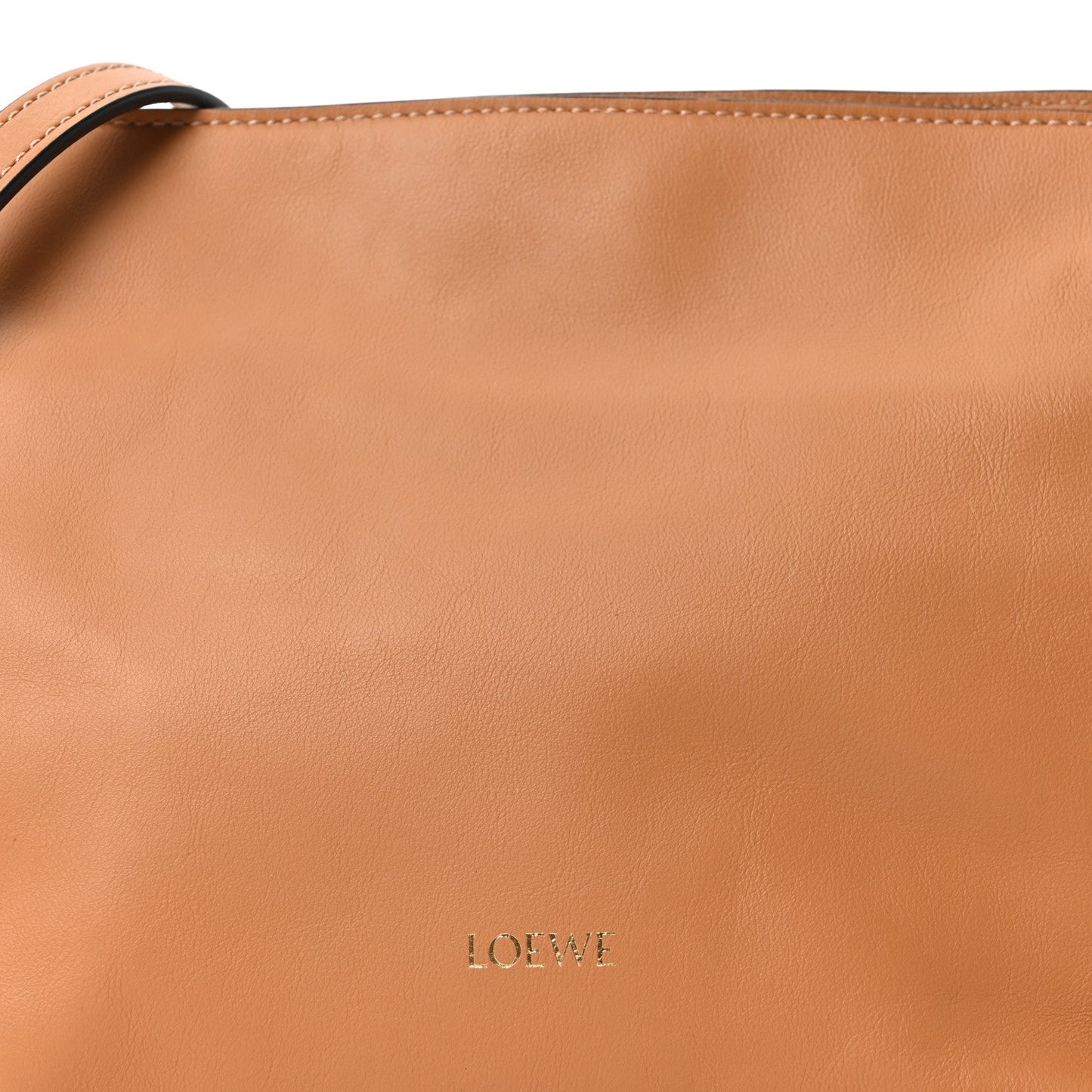 Nappa Calfskin Medium Flamenco Knot Clutch Warm Desert