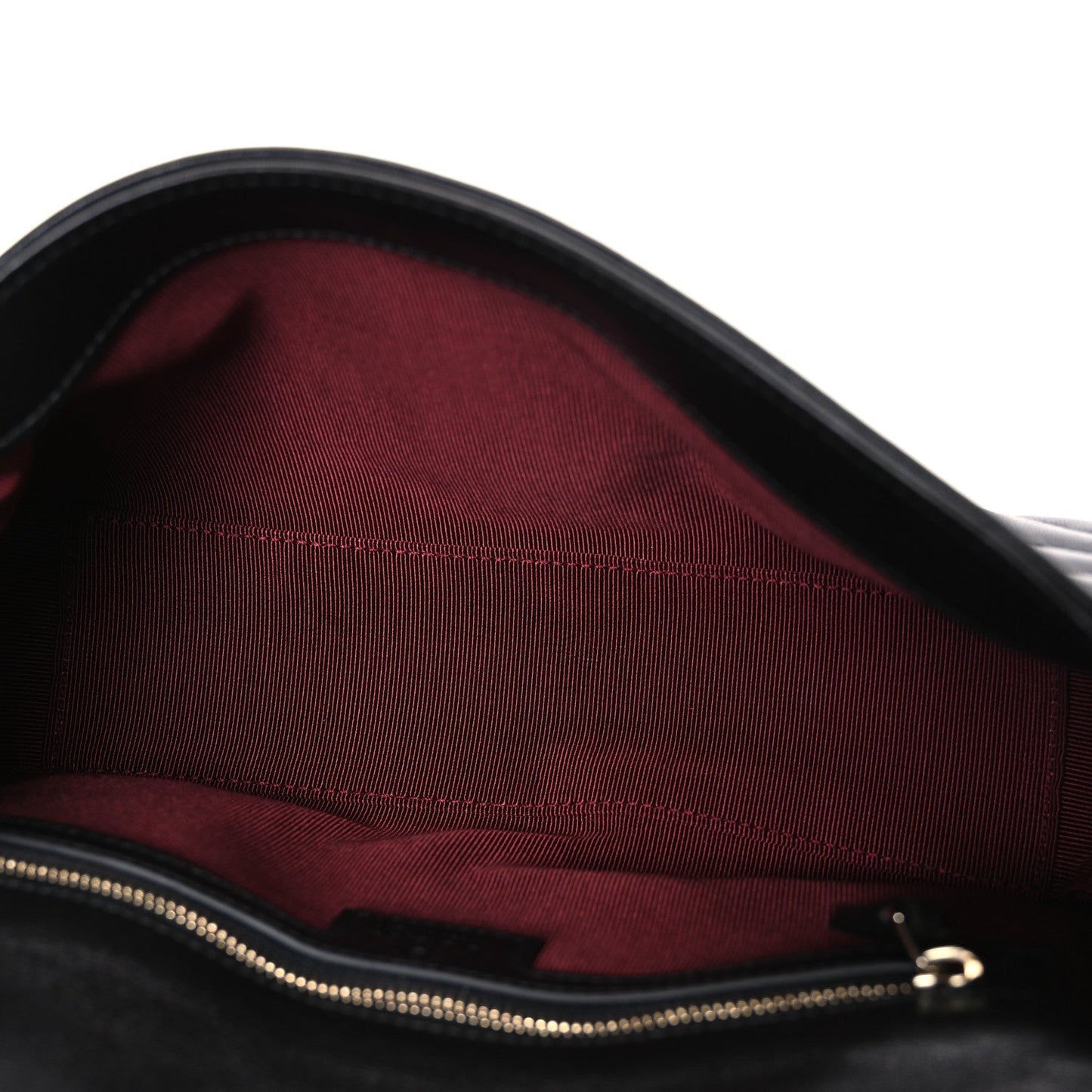 Lambskin Matelasse Medium GG Marmont Shoulder Bag Black