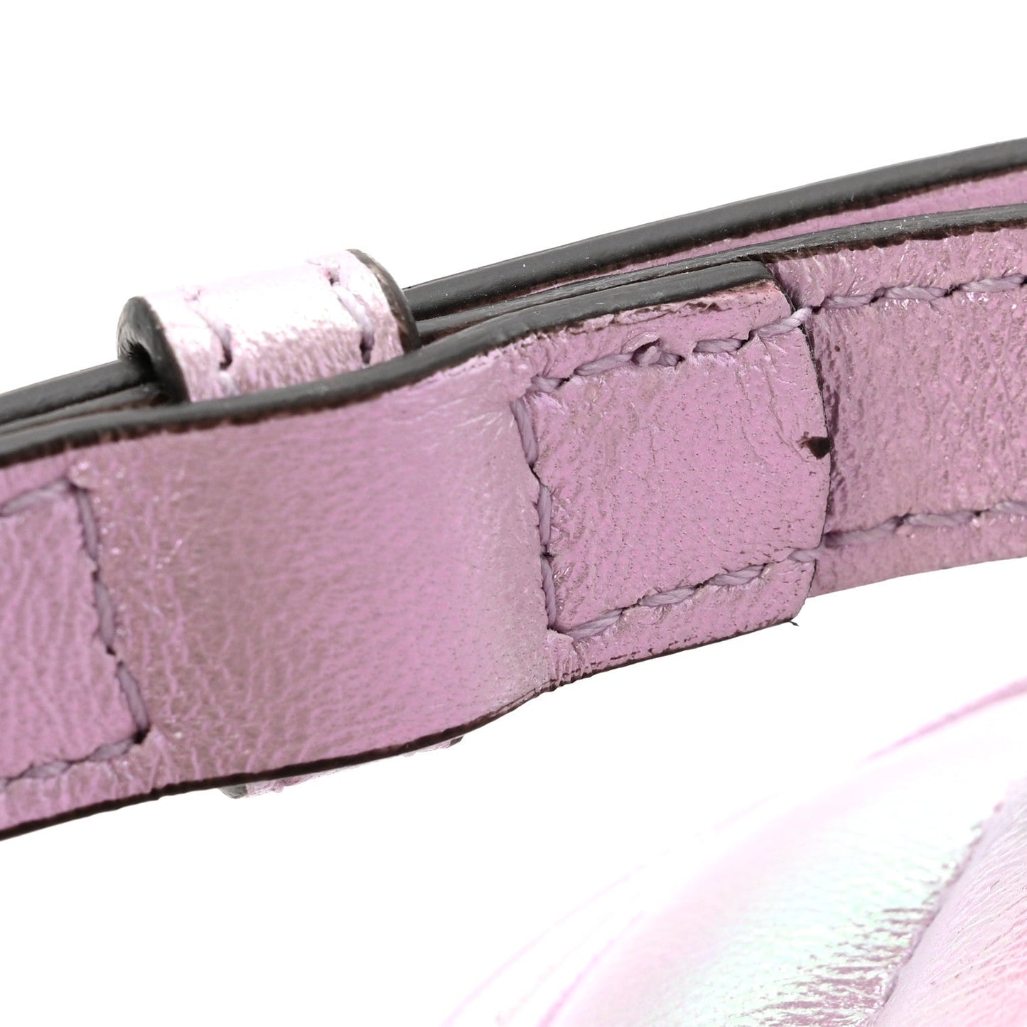 Iridescent Nappa Chevron Matelasse Small GG Marmont Chain Shoulder Bag Iridescent Escape Pink