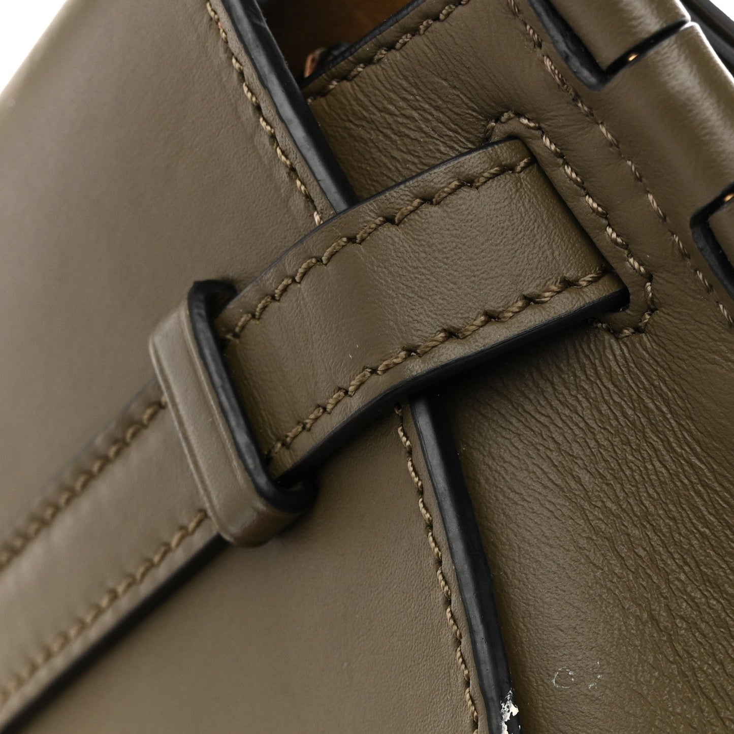 Calfskin Jacquard Mini Gate Dual Bag Autumn Green