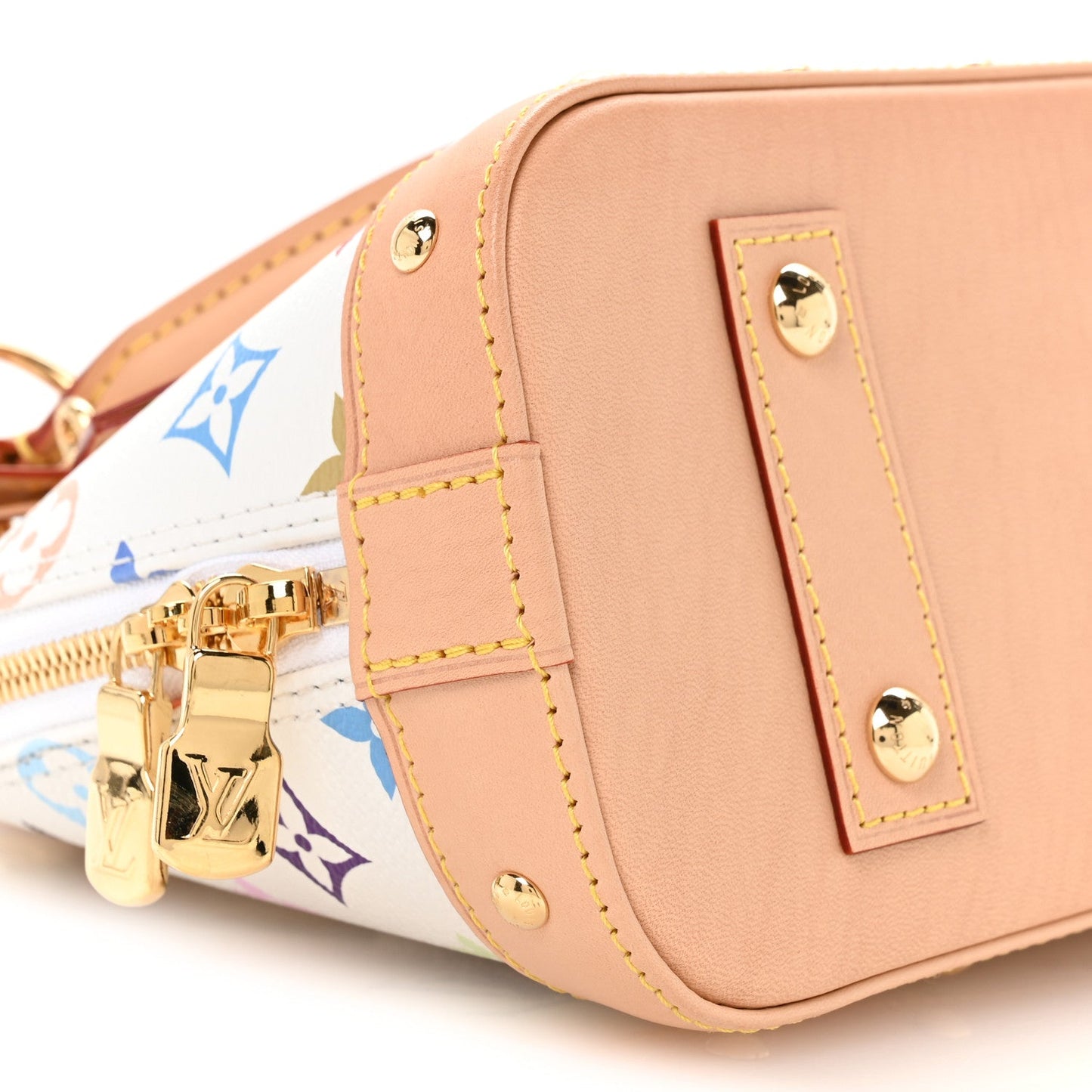 LV x TM Monogram Multicolor Alma BB White