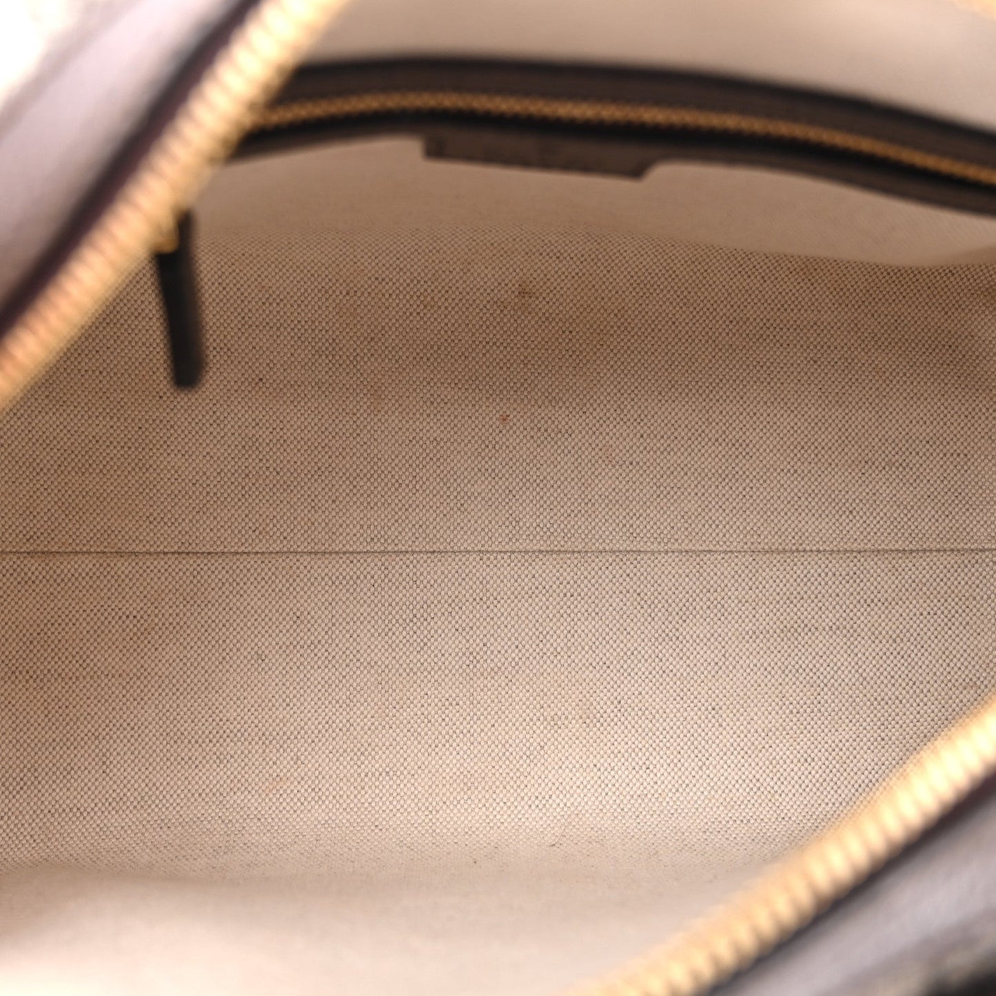 GG Supreme Monogram Web Small Ophidia Top Handle Bag Beige Ebony