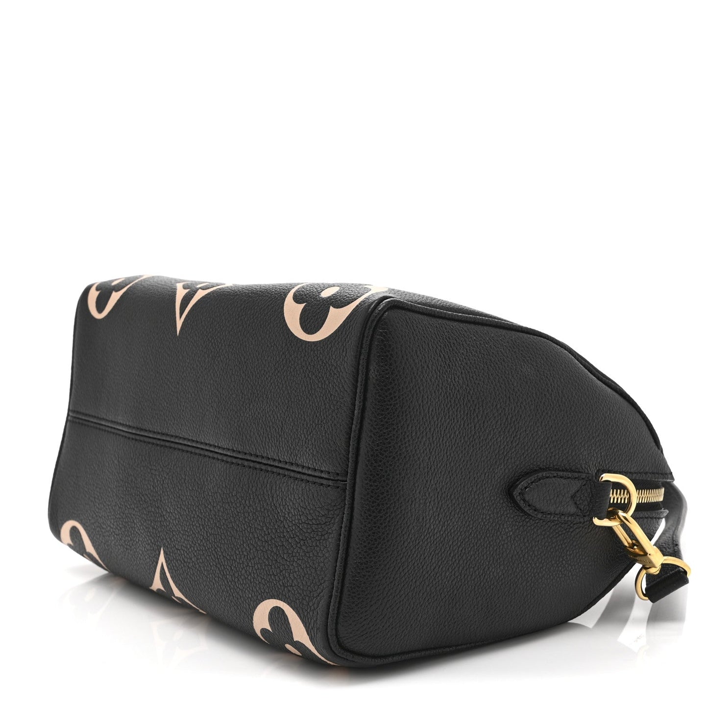 Empreinte Monogram Giant Speedy Bandouliere 25 Black Beige