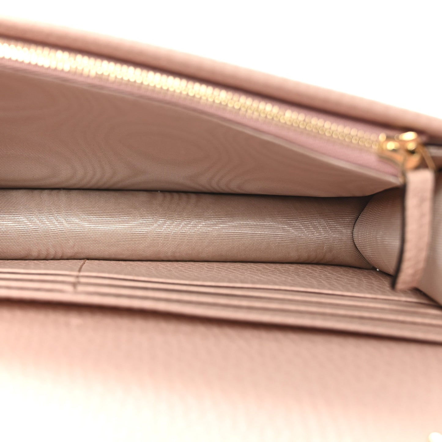 Dollar Calfskin Mini GG Marmont Chain Wallet Box Pink