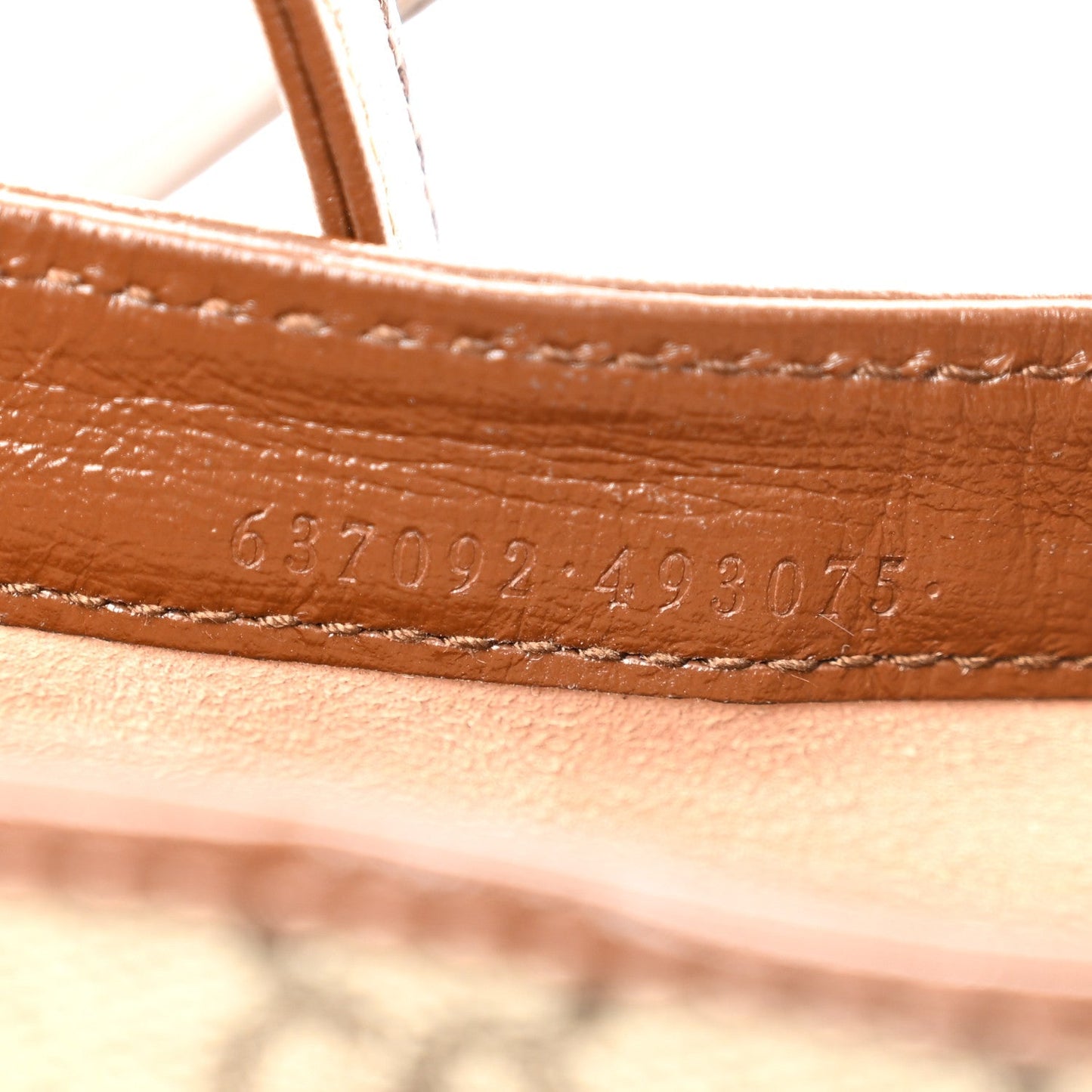GG Supreme Monogram Azalea Calfskin Web Mini Jackie 1961 Hobo Beige Ebony Brown Sugar