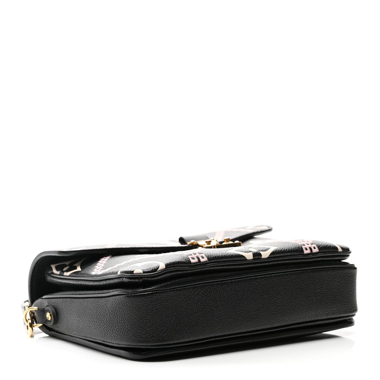Empreinte Monogram Giant Broderies Pochette Metis Black