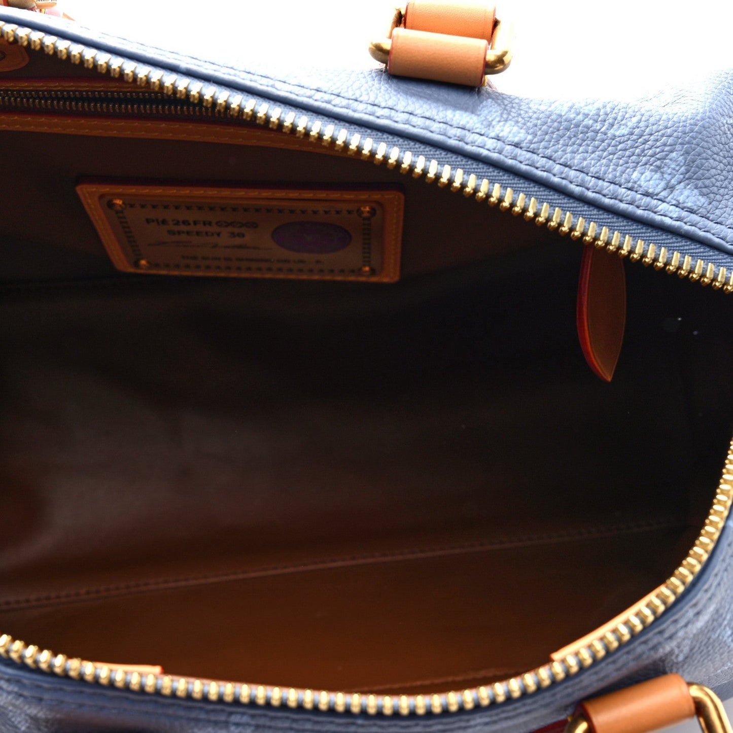 Calfskin Monogram Speedy P9 Bandouliere 30 Silk Blue