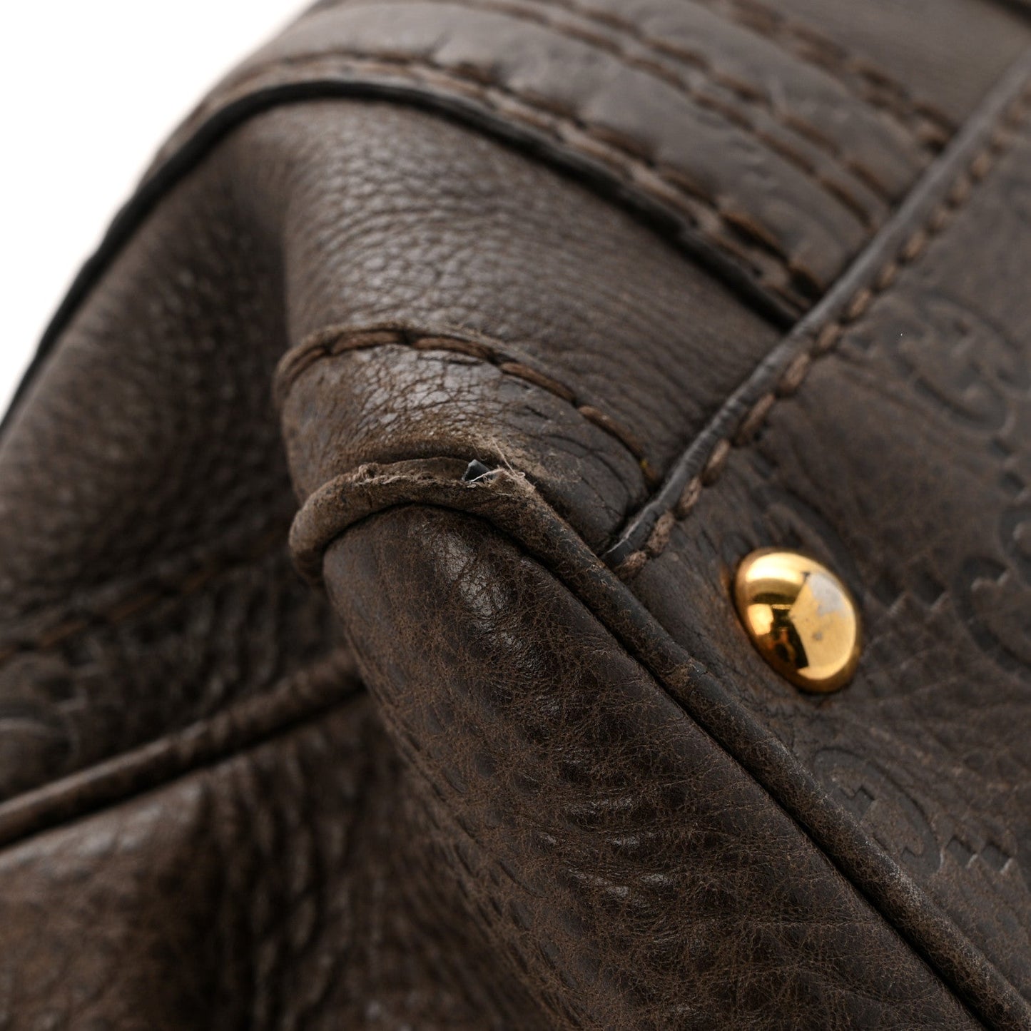 Guccissima Aviatrix Medium Boston Chocolate