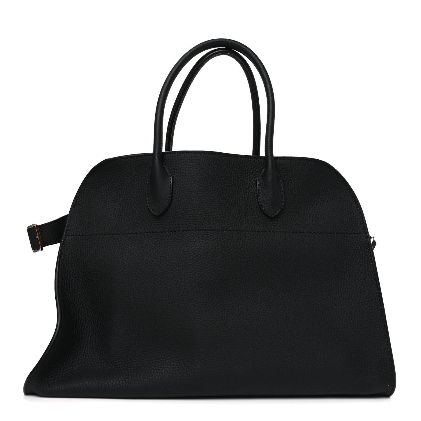 Matte Grained Calfskin Soft Margaux 15 Black