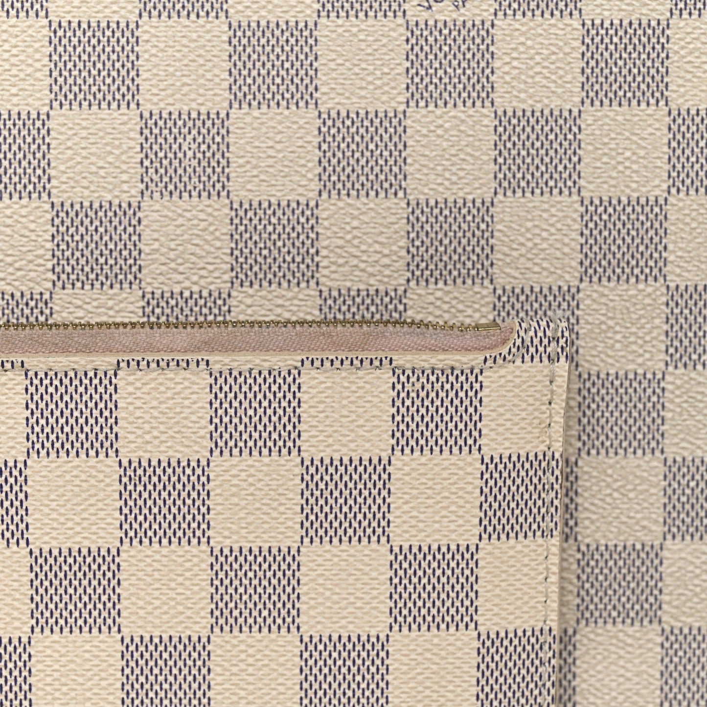 Damier Azur Neo Neverfull MM Rose Ballerine