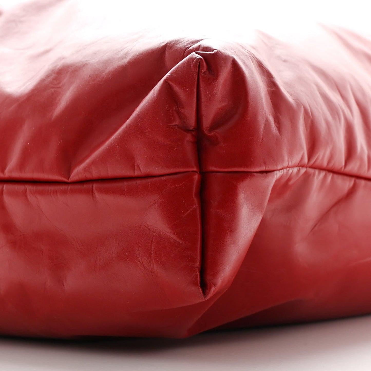 Calfskin Polly Tote Red