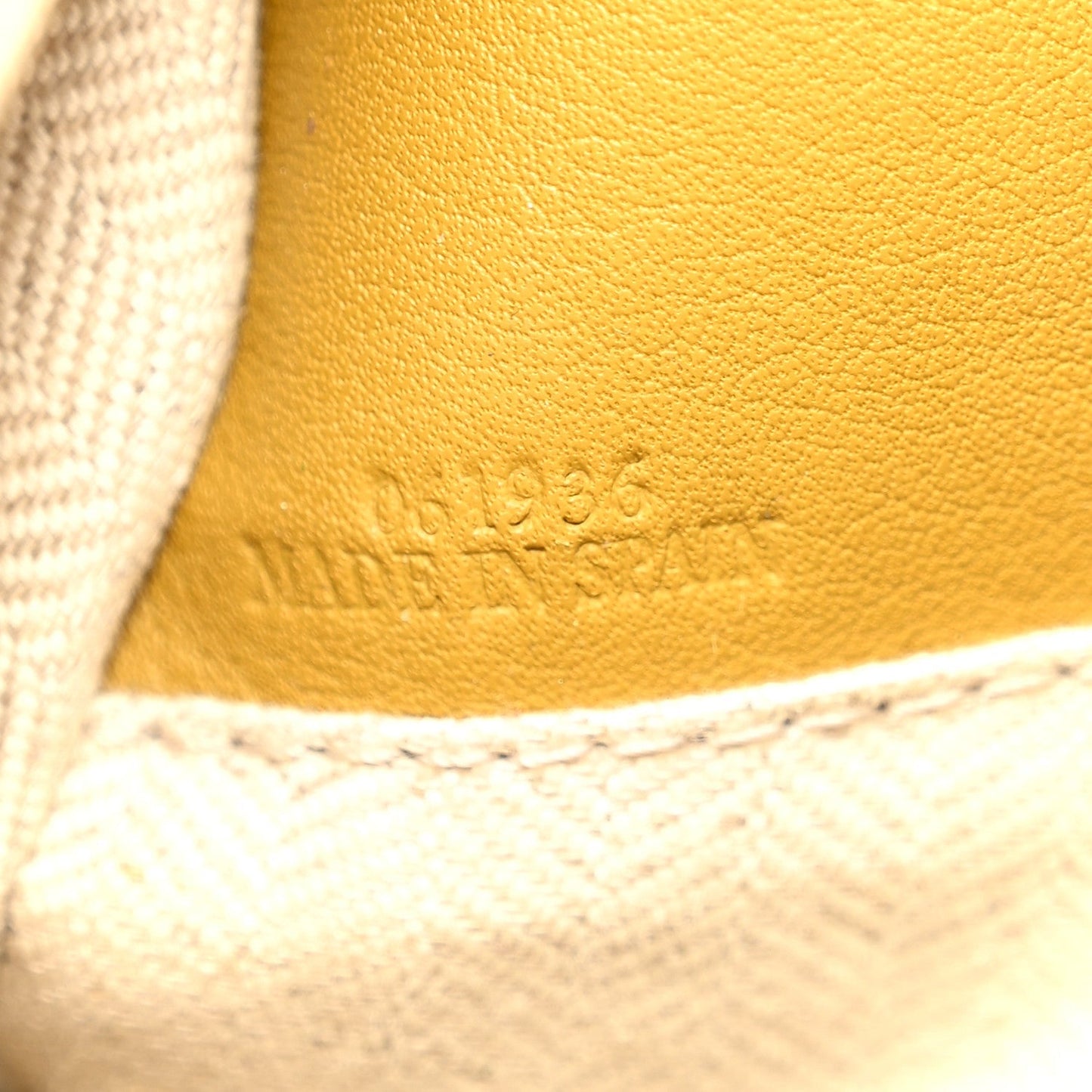 Grained Calfskin Small Puzzle Bag Ocre Yellow