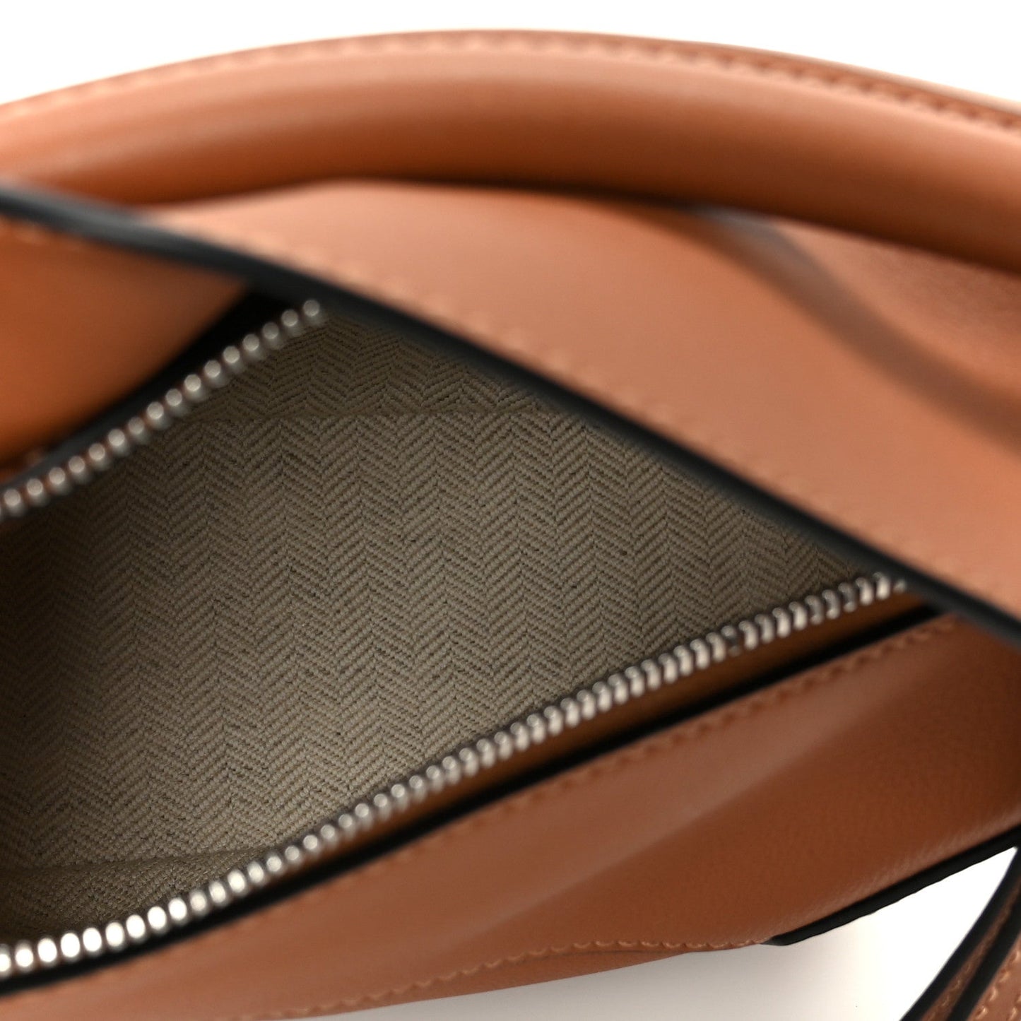 Calfskin Mini Puzzle Bag Tan