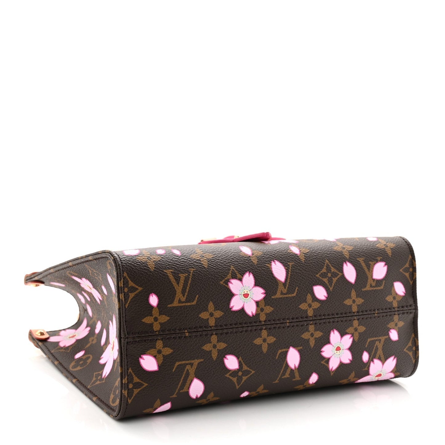 LV X TM Monogram Cherry Blossom Onthego PM Sakura Brown