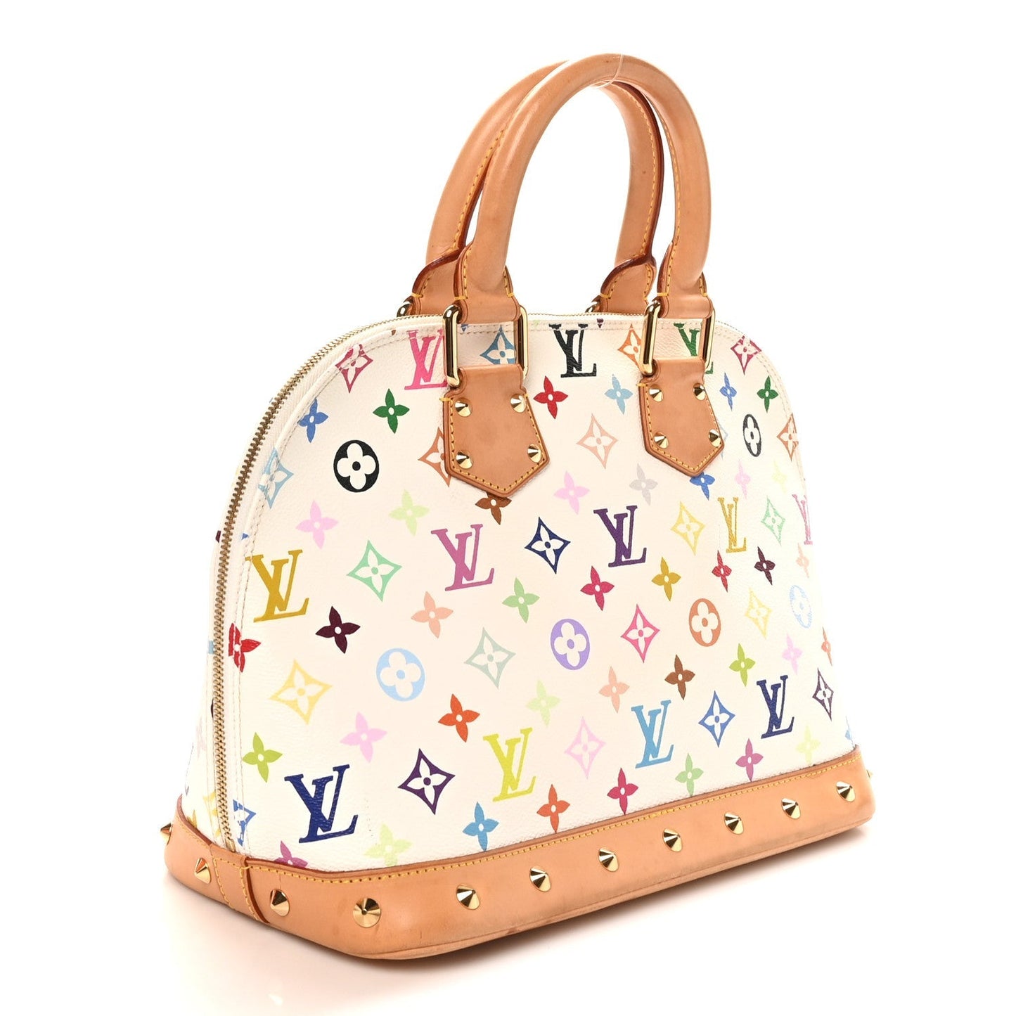 Monogram Multicolor Alma PM White